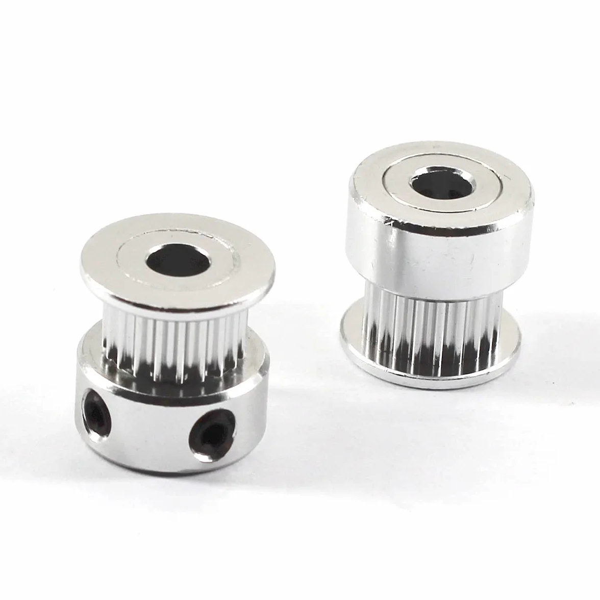 Aluminiowy zestaw pasków rozrządu GT2 20 zębów 4 mm otwór synchroniczne koło rozrządu i klucz M3 do drukarki 3D, 6 sztuk