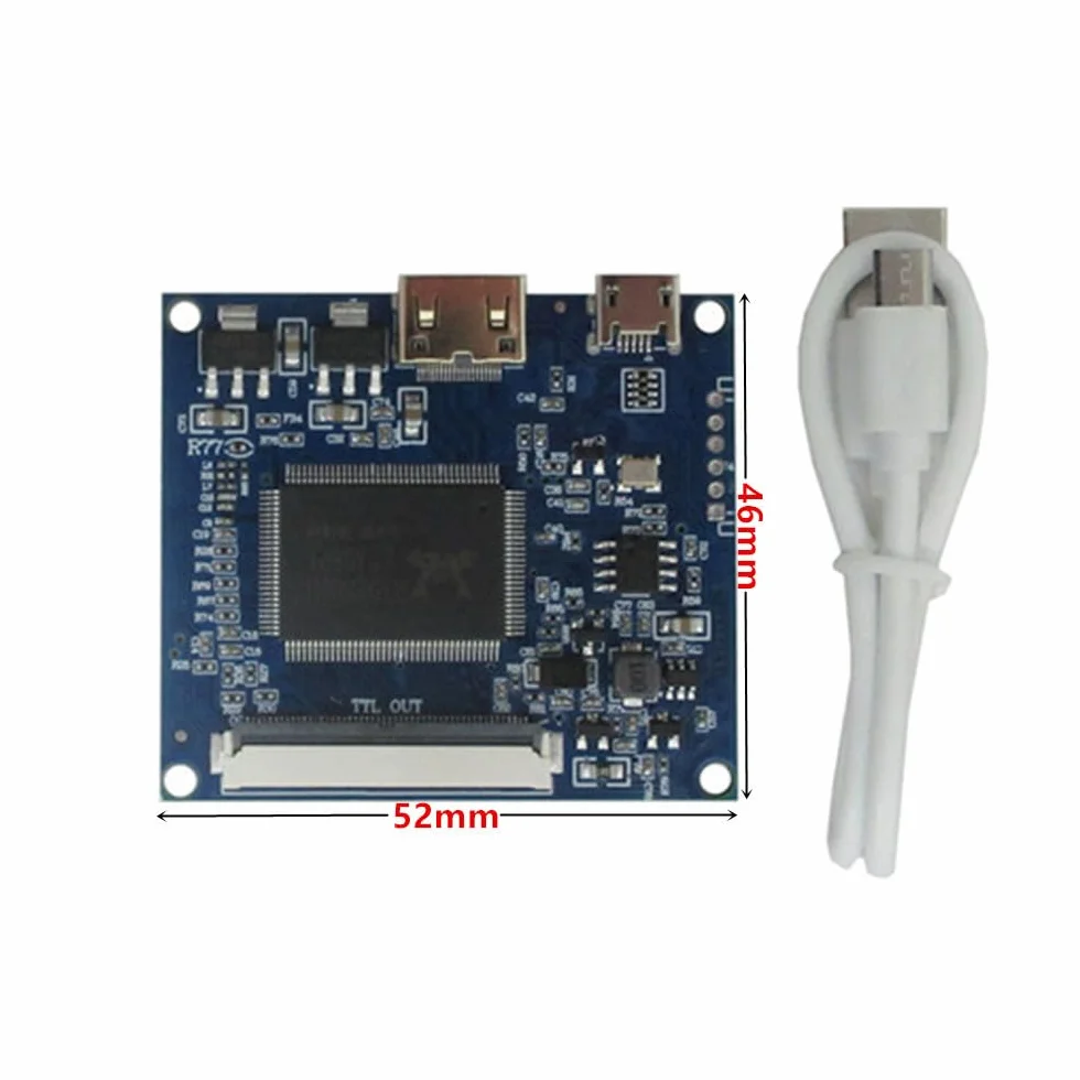 6,5 cala, 800 x 480, uniwersalny, przenośny, wyświetlacz LCD, mini HDMI, 5 V, płyta sterująca sterownikiem, Raspberry Pi PC, komputer, monitor drugi ekran.