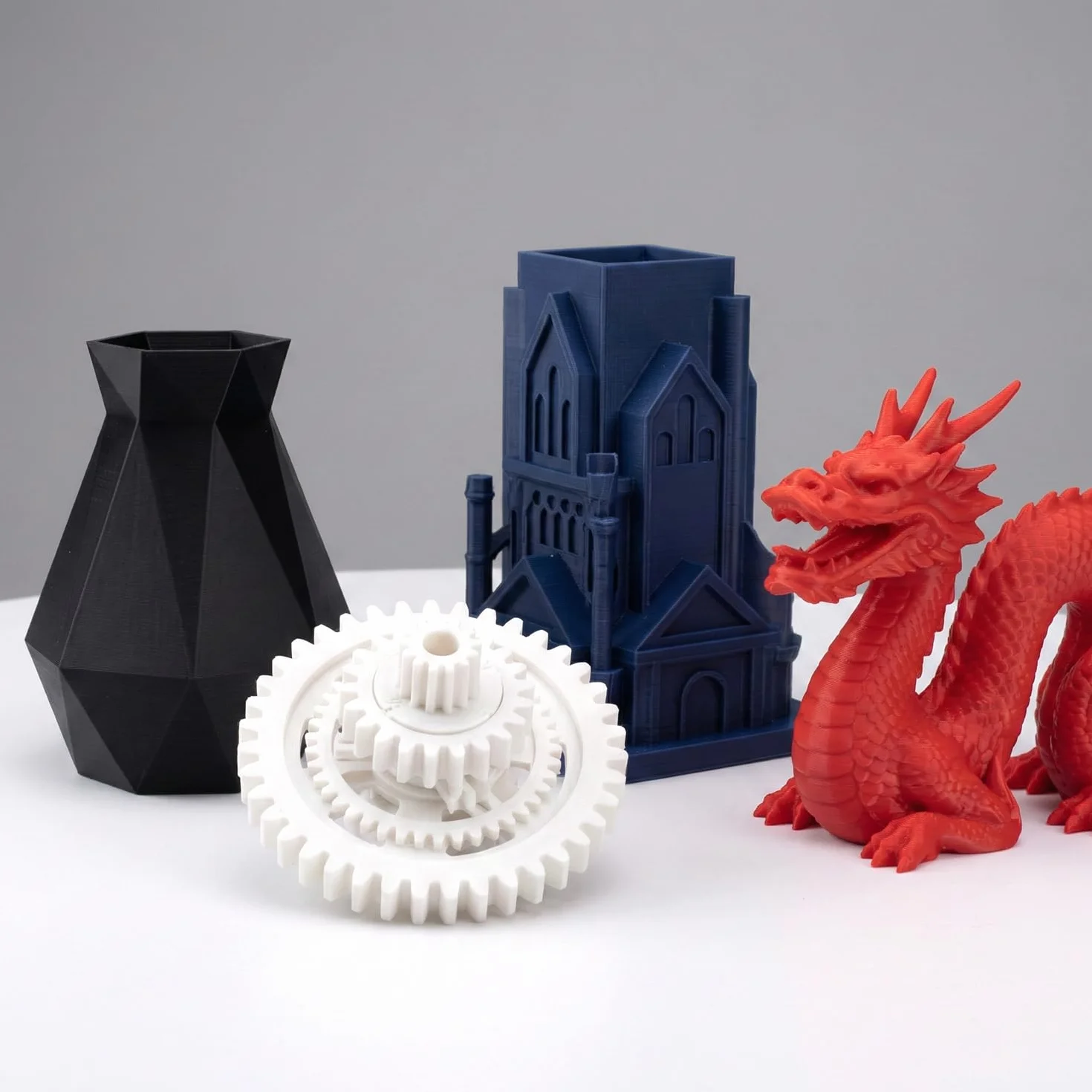 eSUN PLA Filament 1,75 mm dokładność wymiarowa +/- 0,03 mm 2KG Chłodna biel + czerń