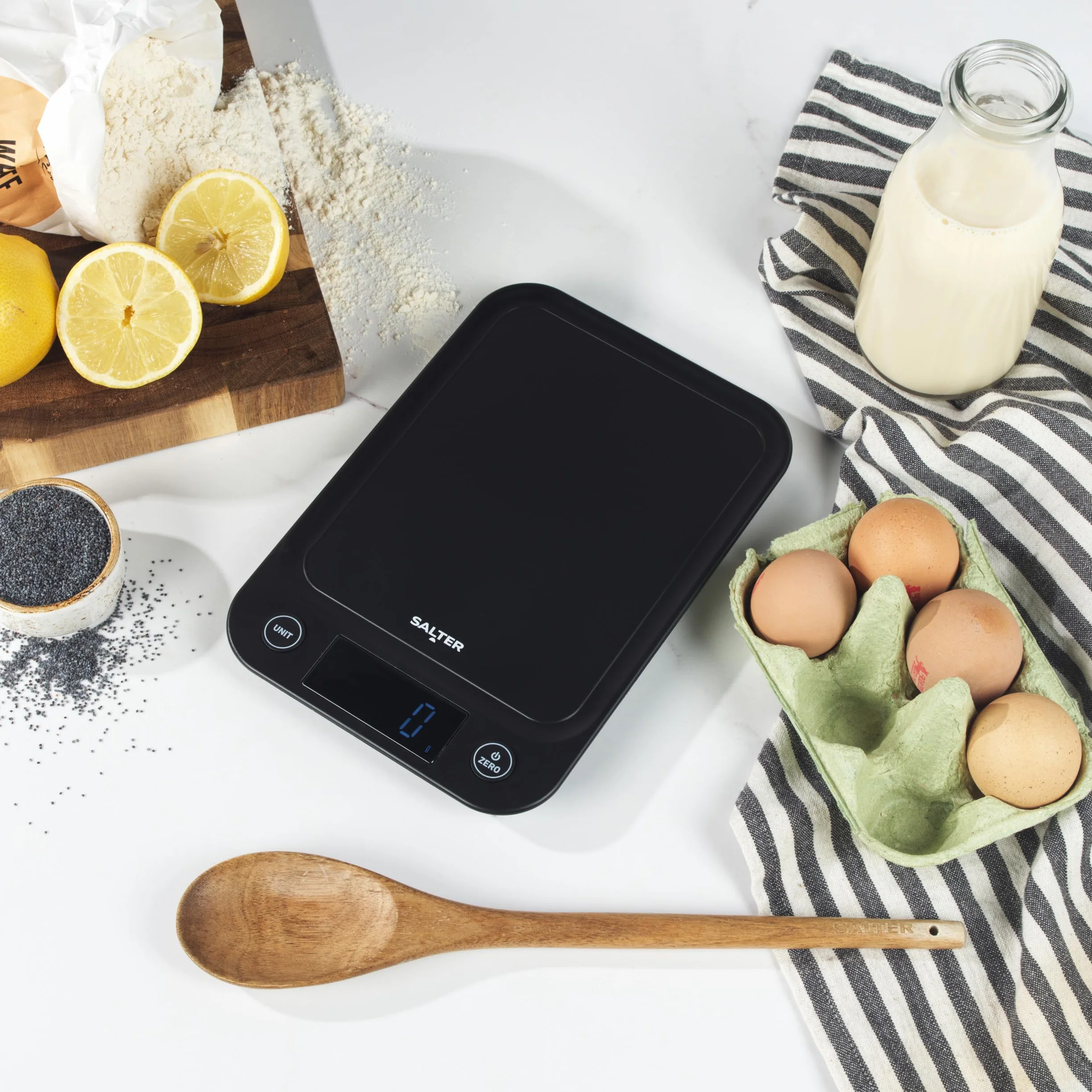 Salter Toronto Digitalna Waga Kuchenna 5KG Czarna