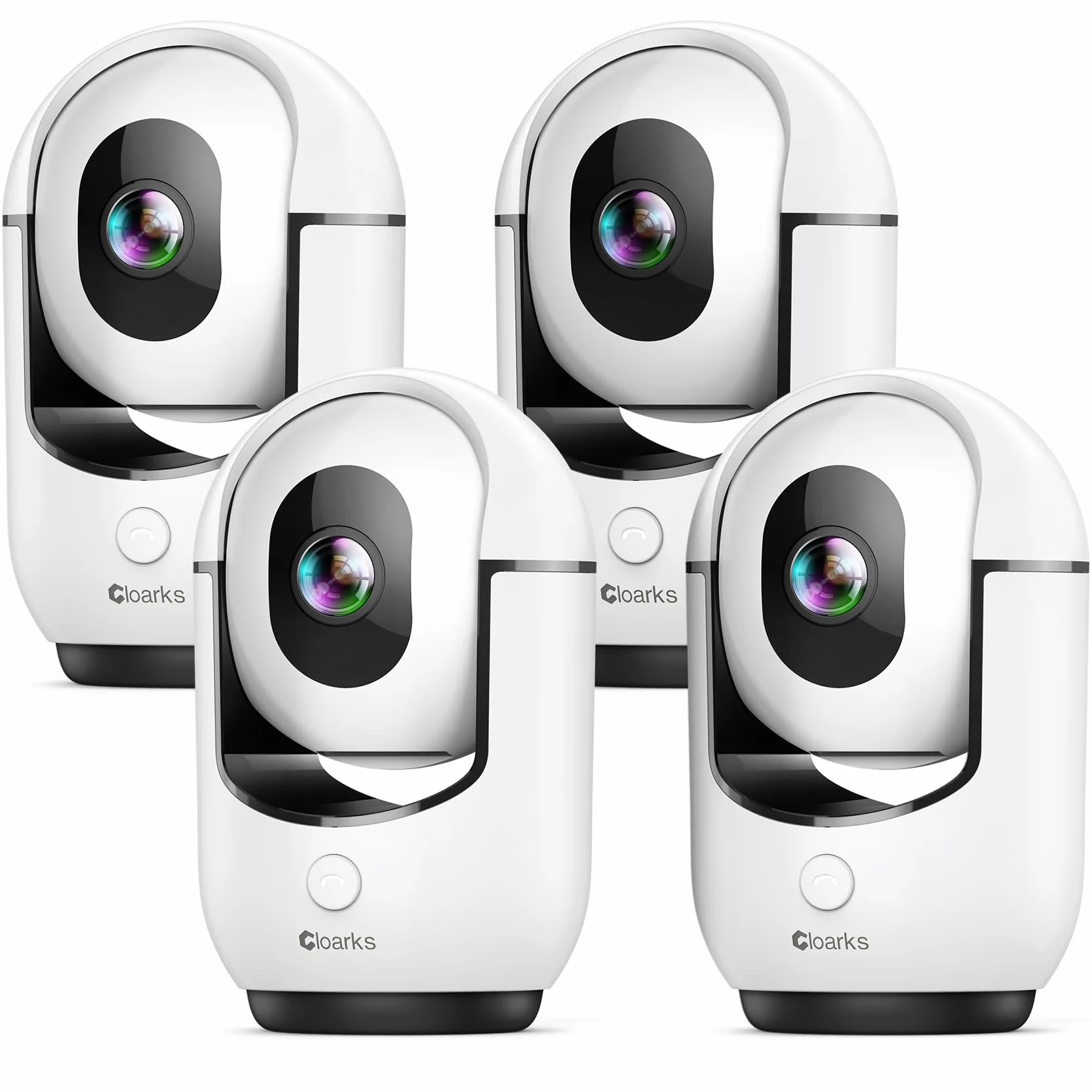 Kamera wewnętrzna 2K, kamera bezpieczeństwa WiFi 5/2,4 GHz z detekcją ruchu AI, połączenie jednym kliknięciem, monitorowanie dziecka, przewodowa kamera dla zwierząt domowych z 2-drożnym dźwiękiem,