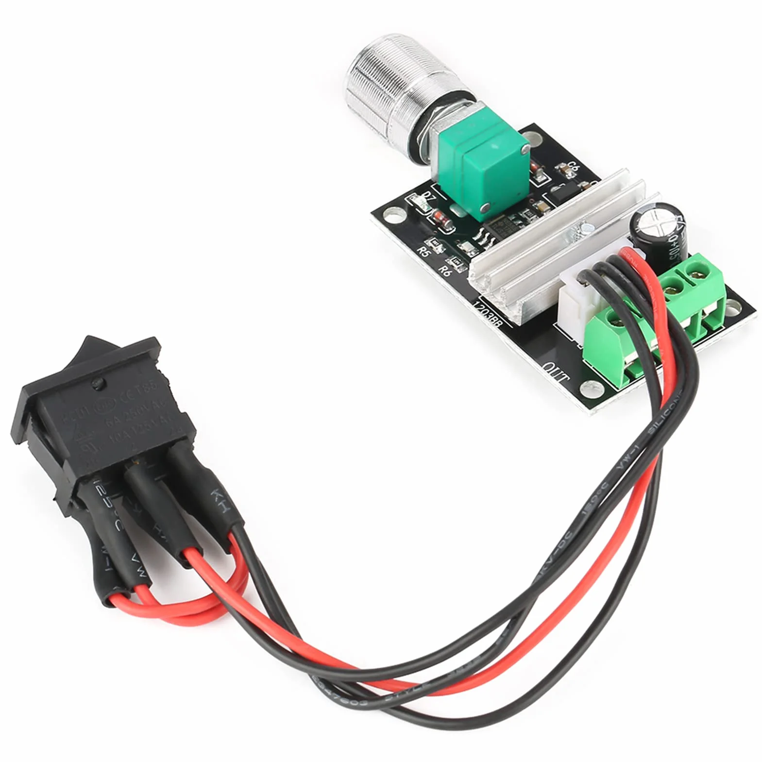 12V Dc Motor Speed Controller Pwm Reversible Regulator 6V 24V 3A Switch