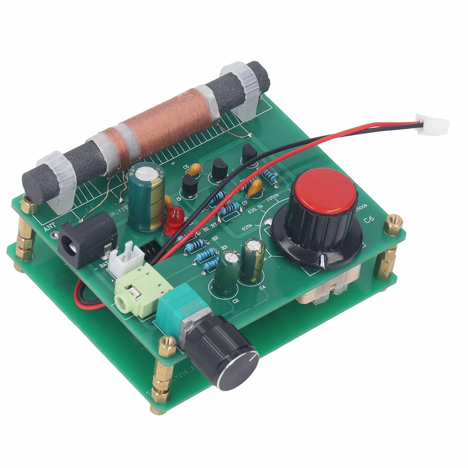 Zestaw nadajnika AM, zakres modulacji nadajnika amplitudy 600 kHz - 1500 kHz