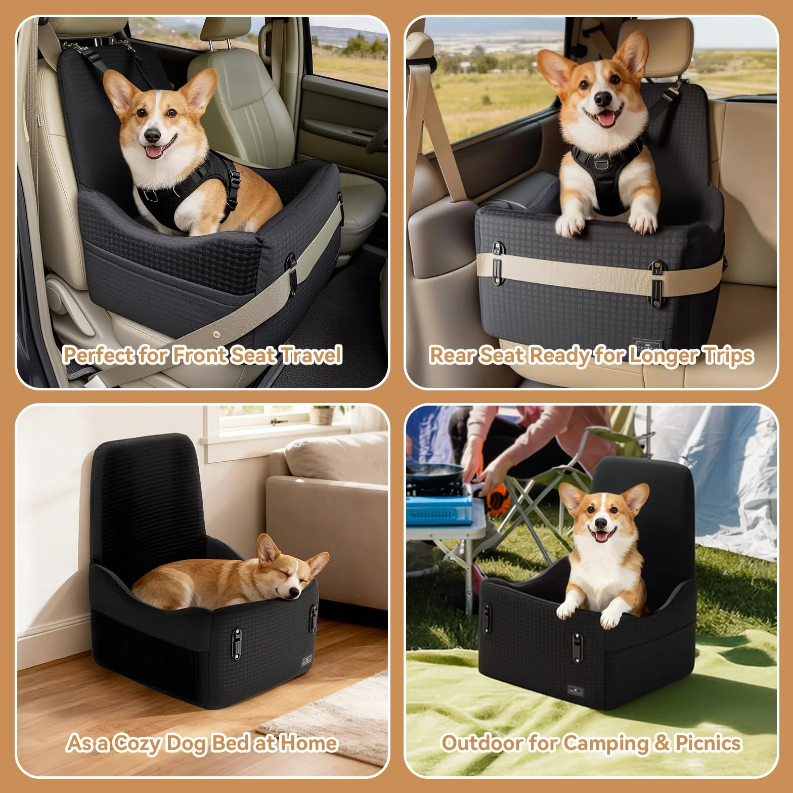 Petsfit Fotelik samochodowy dla psa