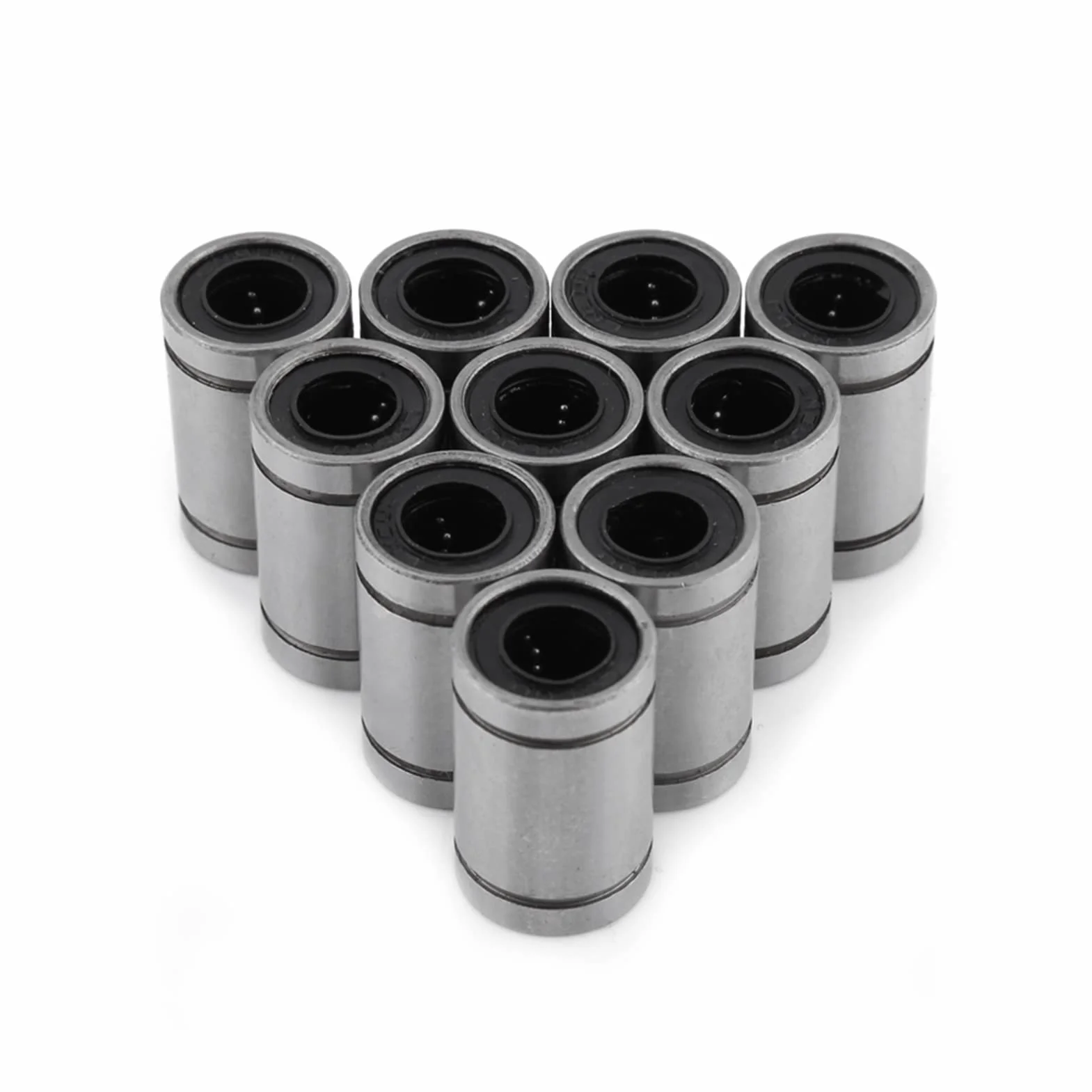10 sztuk LM8UU 8mm łożysko kulkowe liniowe podwójne tuleja uszczelniająca dla pręta 8mm Drukarka 3D Części CNC
