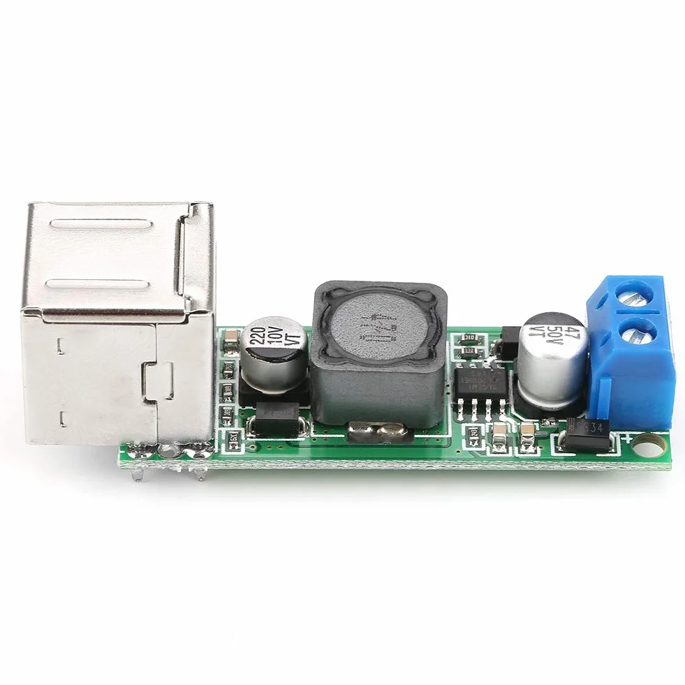 6-35V bis 5V 3A Dual-USB-Konverter-Modul, DC-DC-Spannungsabsenkung-Netzteil Modul