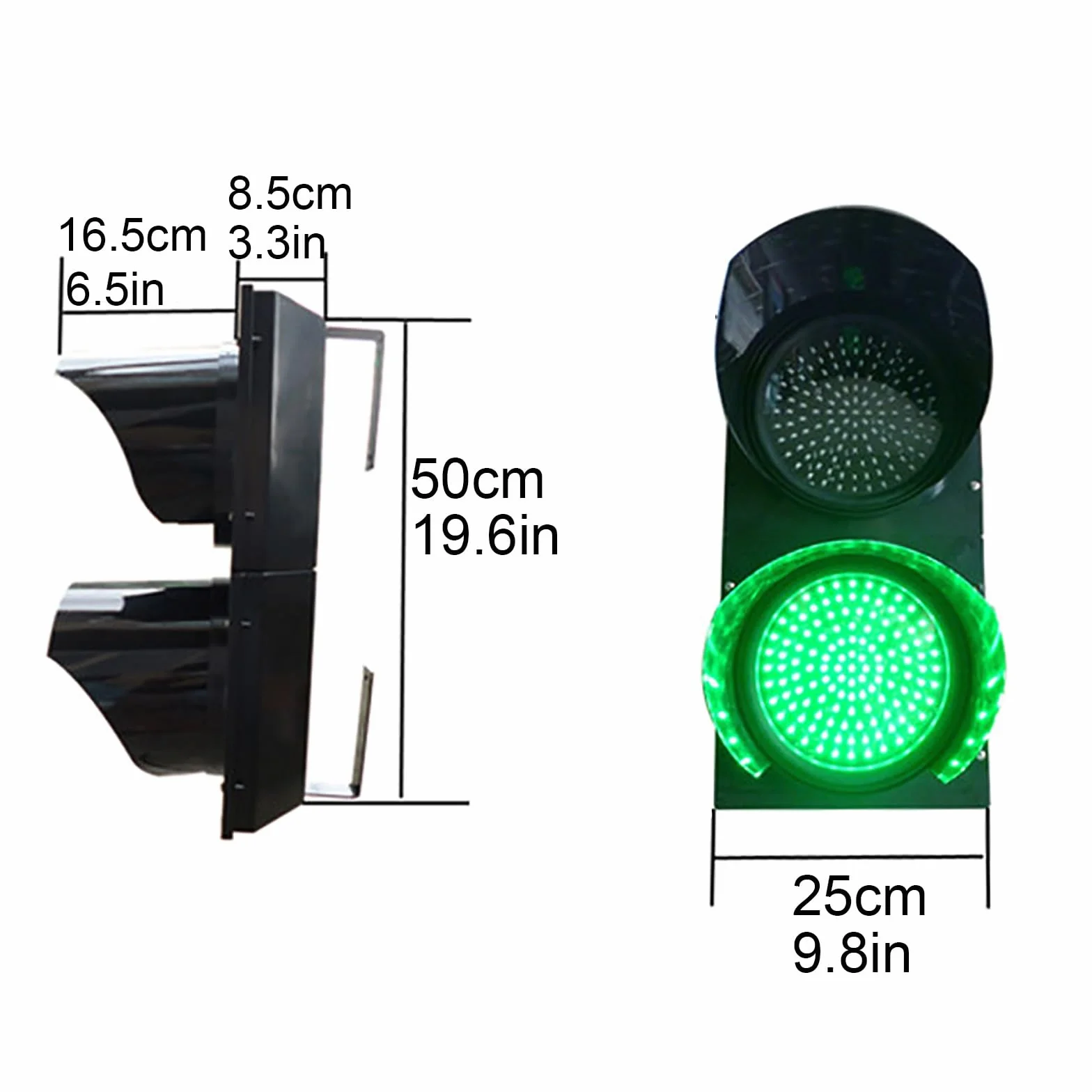 Sygnalizacja Świetlna LED, Ф200mm Przemysłowe Oświetlenie Doku Załadunkowego z Pilotem, Czarna Obudowa Komputera Zewnętrzny Wodoodporny Wskaźnik Lampka Ostrzegawcza (Size : 220V)