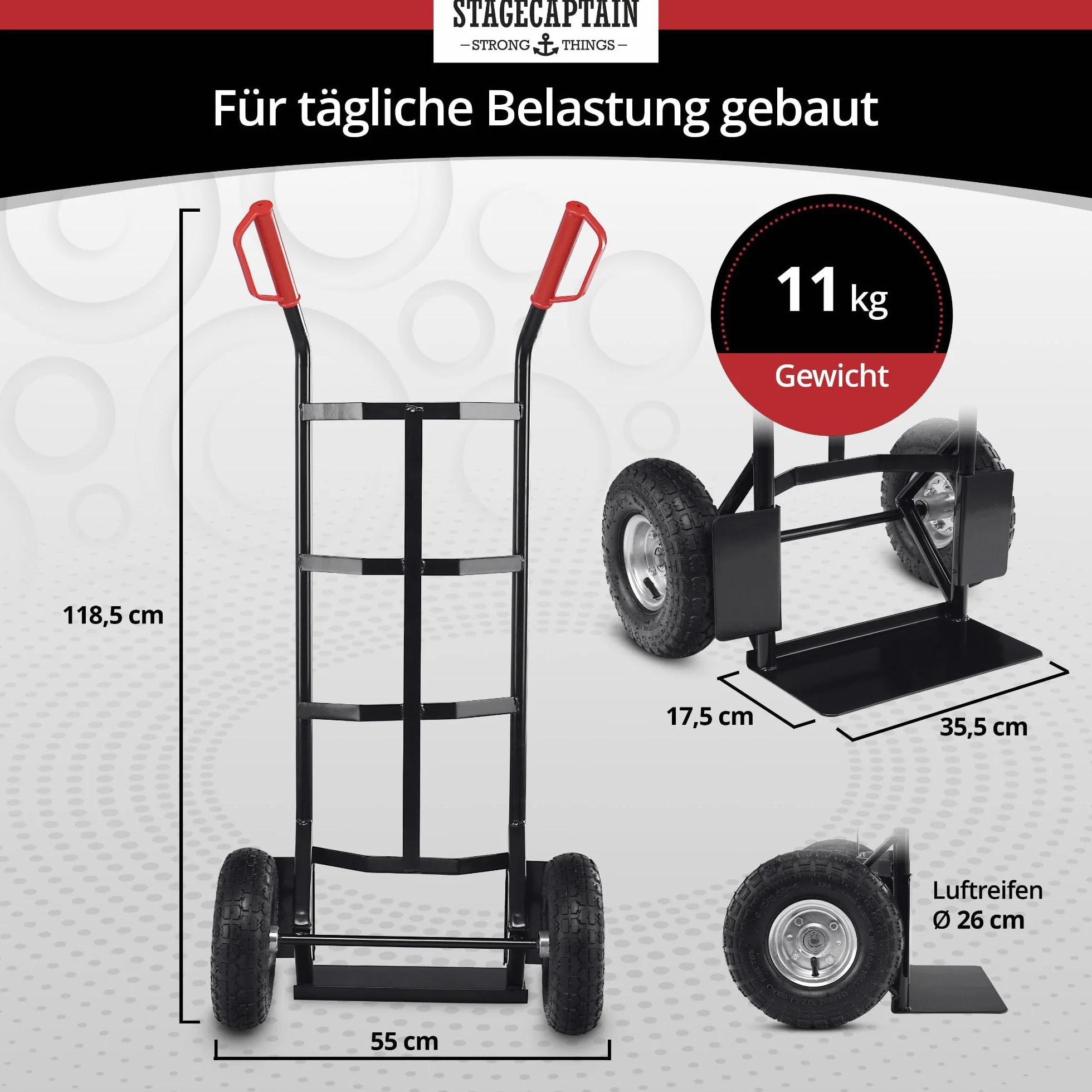 Wózek widłowy Stagecaptain Carryboy, maks. 200 kg