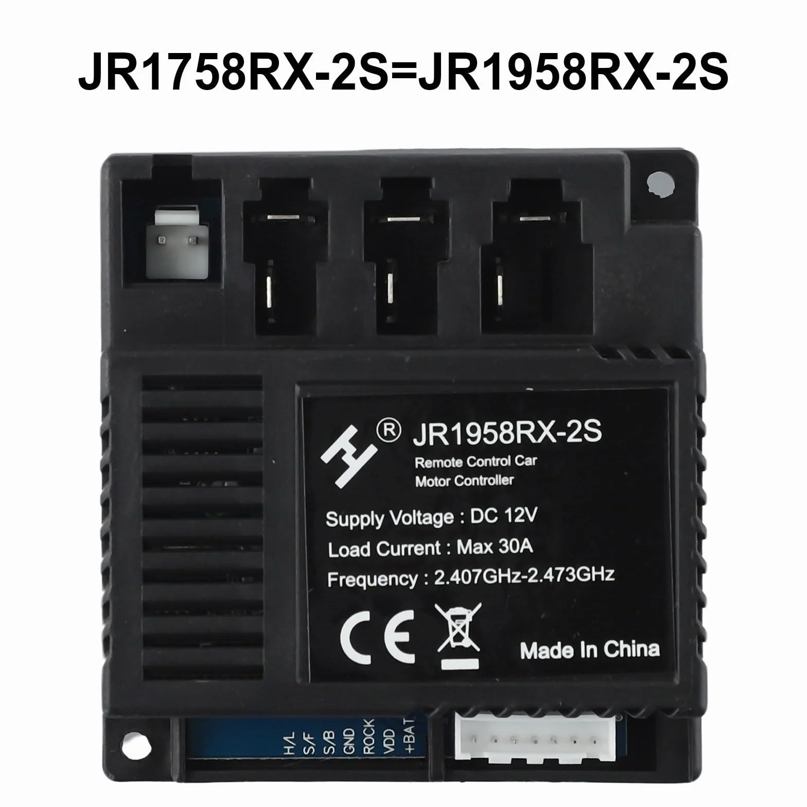 Optymaj zabawę Twojego dziecka, JR1705RX, JR1858RX, JR1738RX Elektryczny odbiornik samochodowy RC (JR1958RX-2S 12 V)