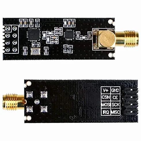 Lanko 2 . NRF24L01+PA+LNA RF moduł nadawczo-odbiorczy z anteną SMA 2,4 GHz 1100 M + moduł bezprzewodowy NRF24L01 dla
