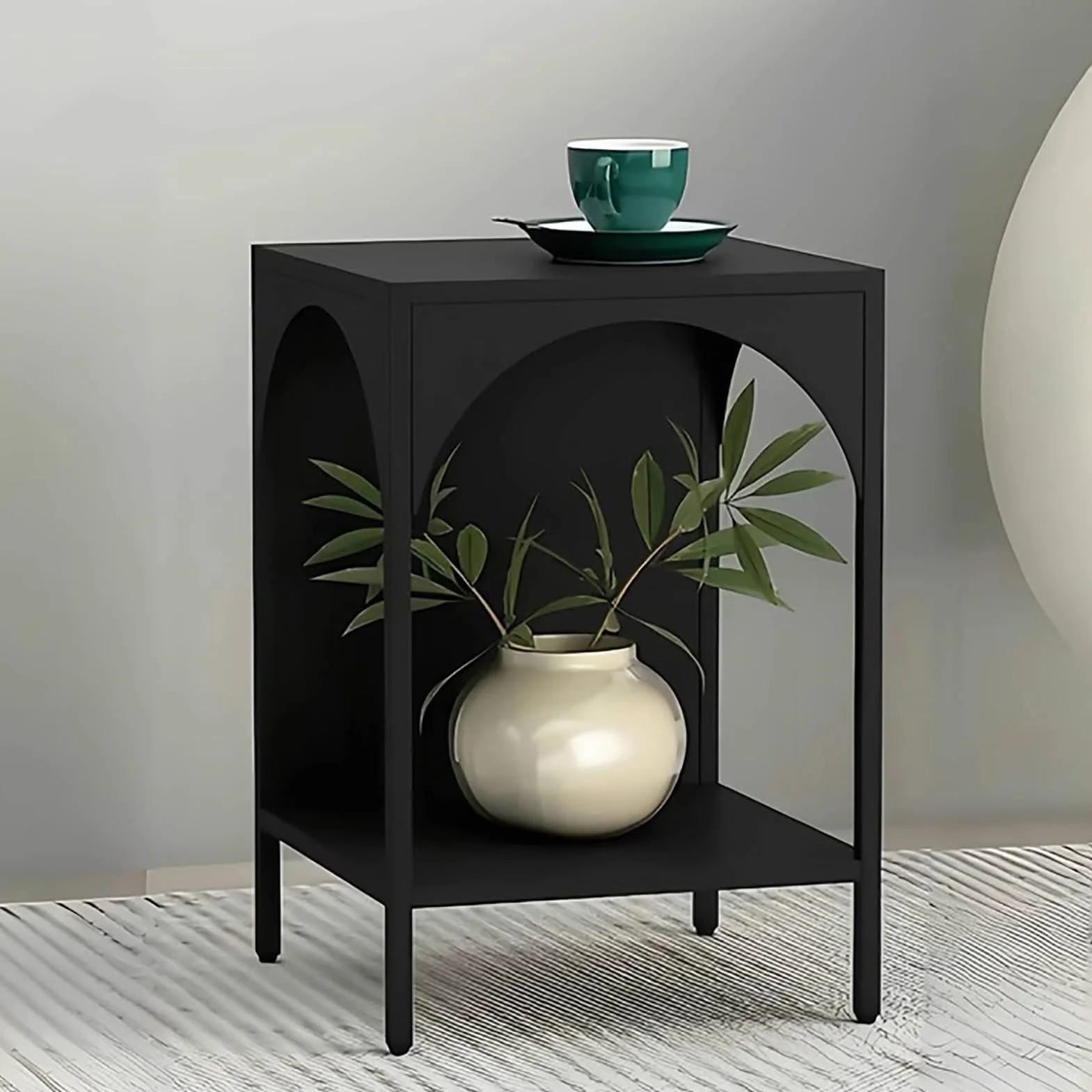 Stojak na Akwarium Metalowy, Stojak na Terrarium Hodowlane, dla Gadów, dla Żółwi(Black,45x25x70cm/18x10x28in)