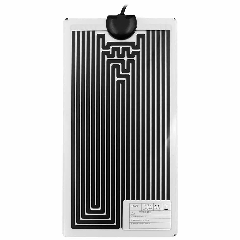Mała Mata Grzewcza 15X28Cm Mata Grzewcza 14W Z Termostatem Regulacja Temperatury Dla Gadów Węże Jaszczurki Gekony Pająki Gąsienice Akwarium Podkładka Grzewcza