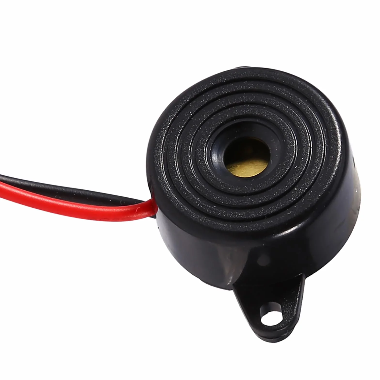 Piezo Elektroniczny Alarm Dźwiękowy 3-24V Brzęczyk 85-95dB 12VDC 100mm