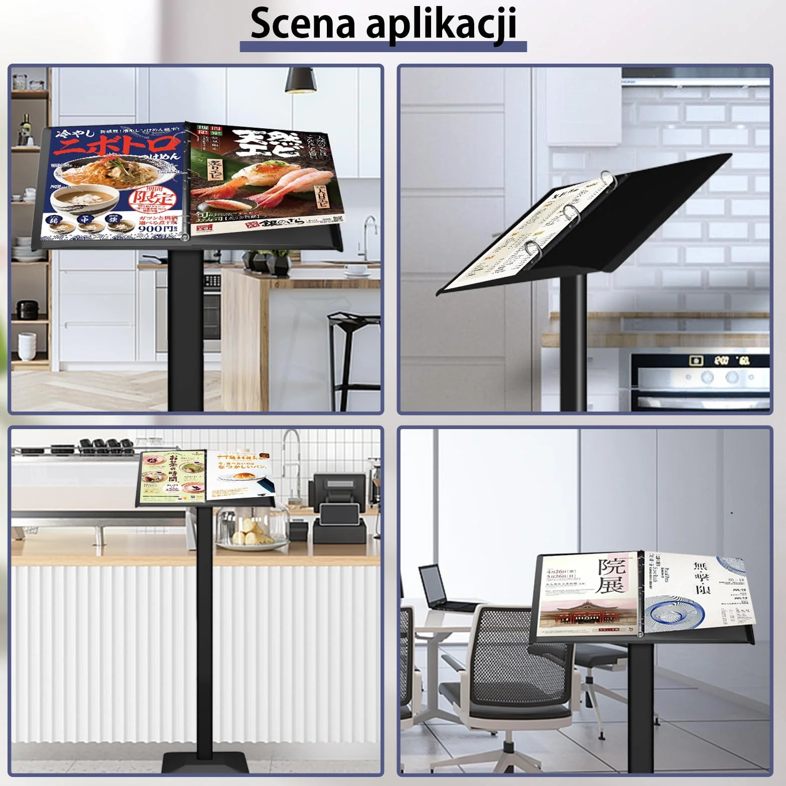 Stojak na menu, stojak na nazwisko, stojak na menu, na zewnątrz, tablica oczekująca, menu, stojak na nazwisko, zamknięty, tabliczka, narzędzia w zestawie, łatwy montaż, tablica oczekująca