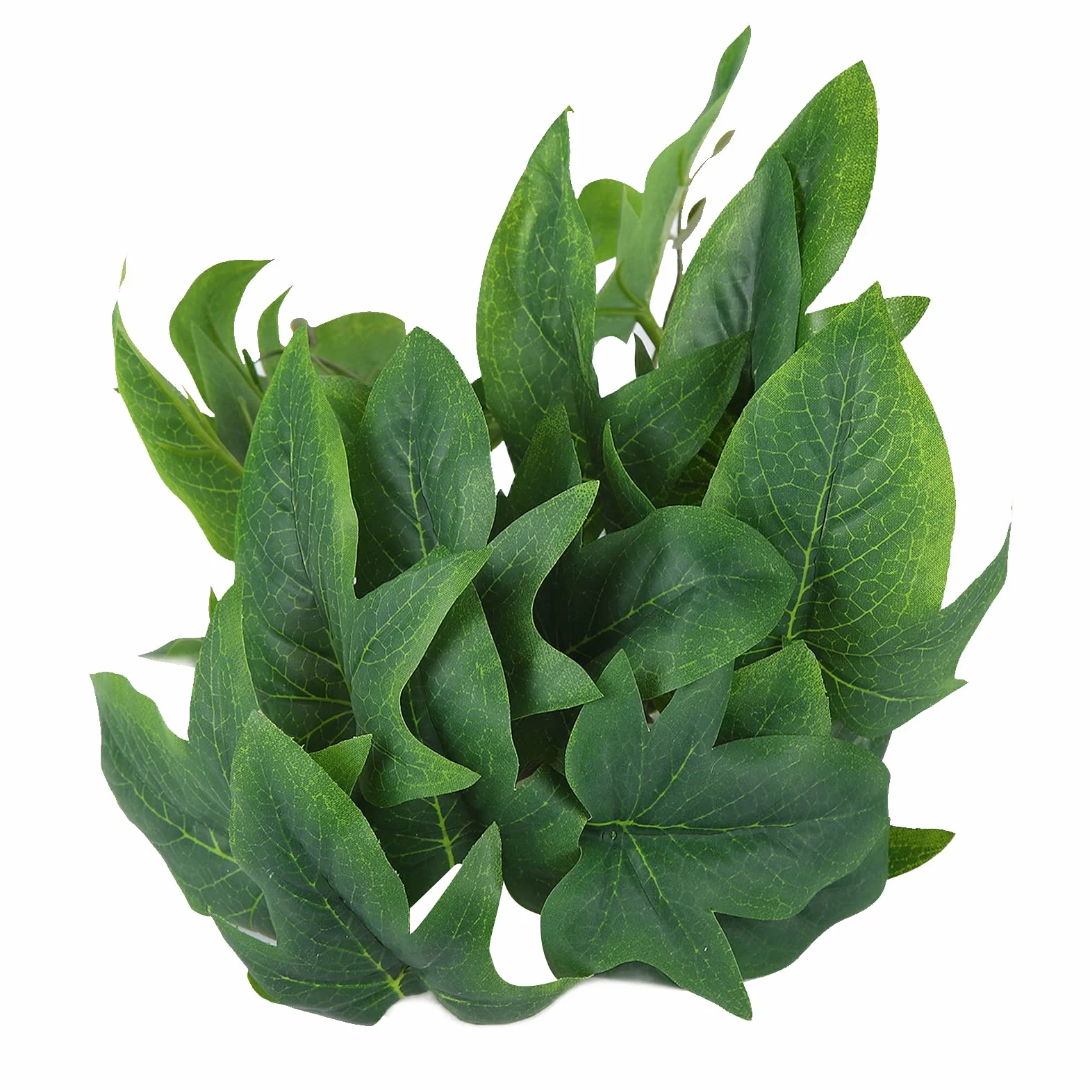 Rośliny Gadowe, Rośliny Terrarium Akcesoria Gadowe 2PCS Symulacja Sztucznej Wody (liście słodkich ziemniaków)