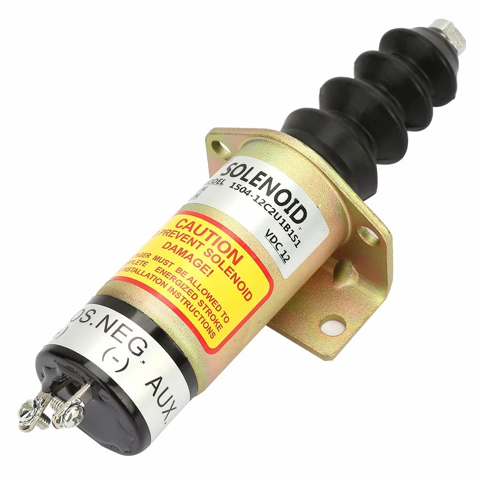 Elektromagnes Ciągnący 1504 12C2U1B1S1 12 V Stalowa Obudowa Zestaw Zamienny