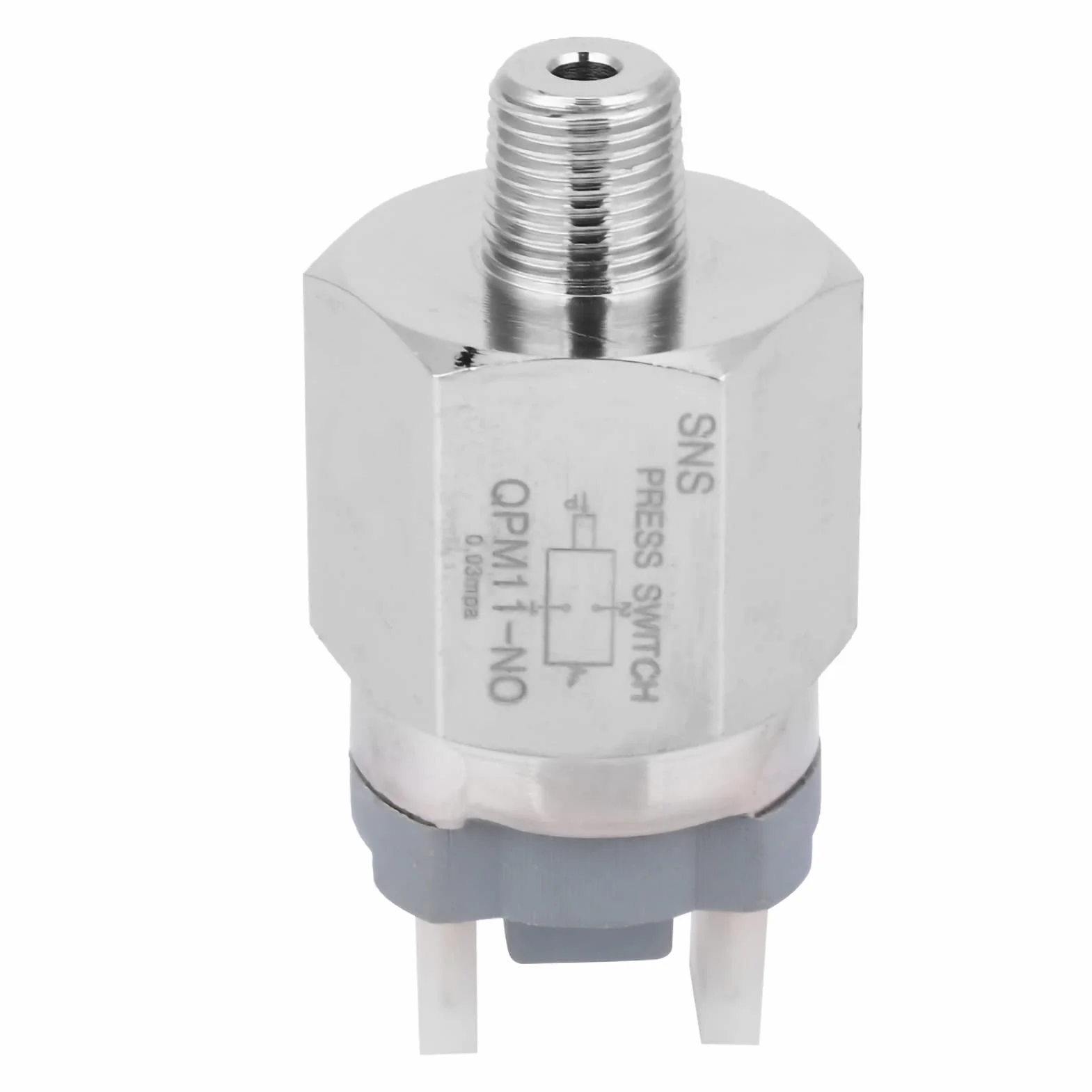Przełącznik ciśnieniowy normalnie otwarty G1/8" QPM11-NO 0,02~0,1 MPa AC 220V 48V AC/DC