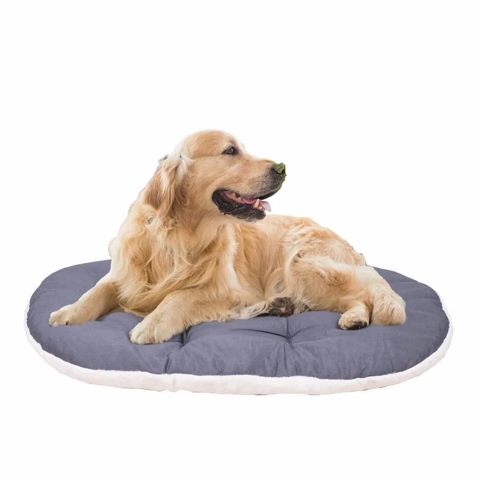 Ferplast Relax F 100/12 legowisko dla psa, bawełna/futro, 100 x 63 cm, szary