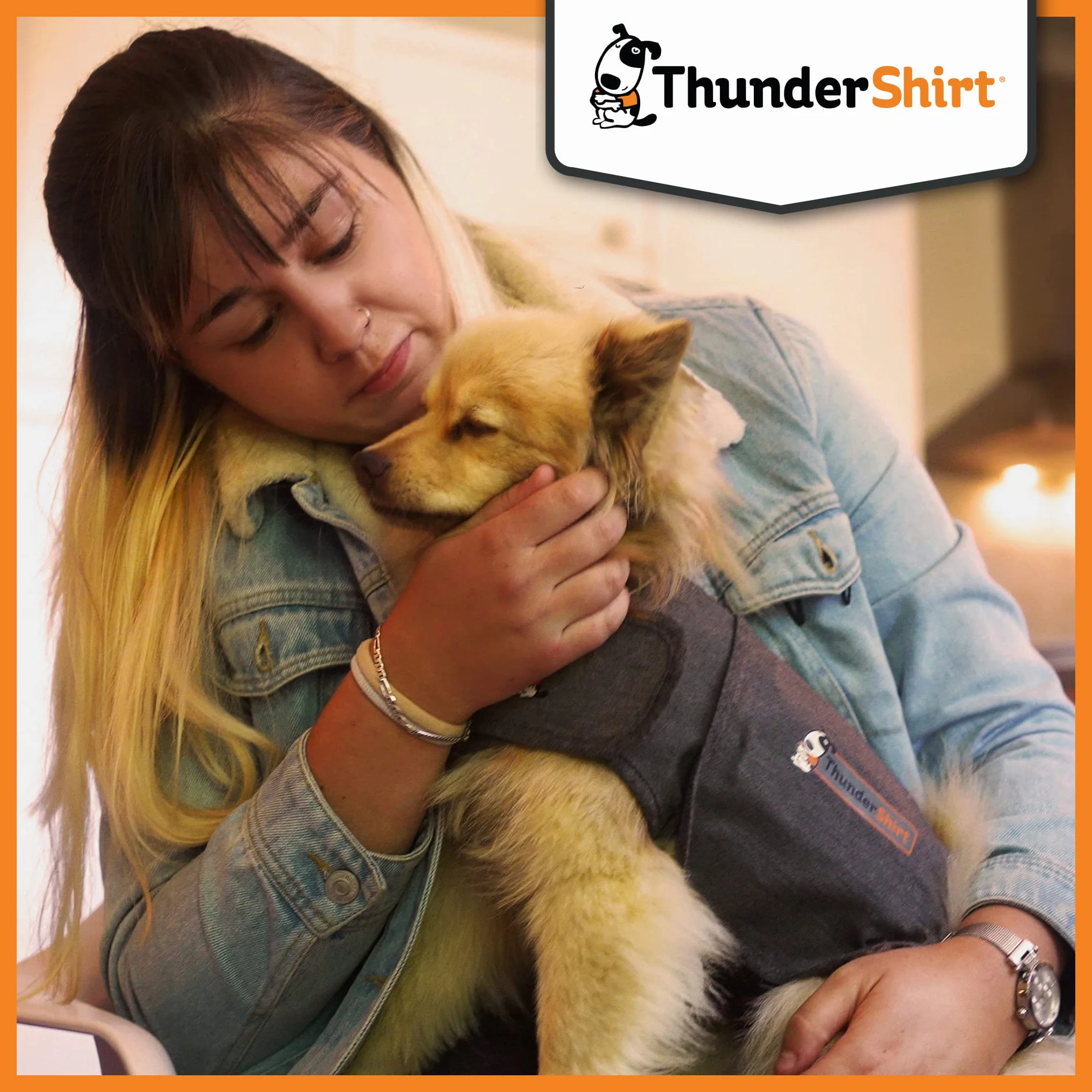 ThunderShirt: Uspokajająca kurtka dla psów, natychmiastowa naturalna ulga w przypadku lęku, fajerwerków, podróży, Thunder - szara kurtka 5 rozmiarów XS