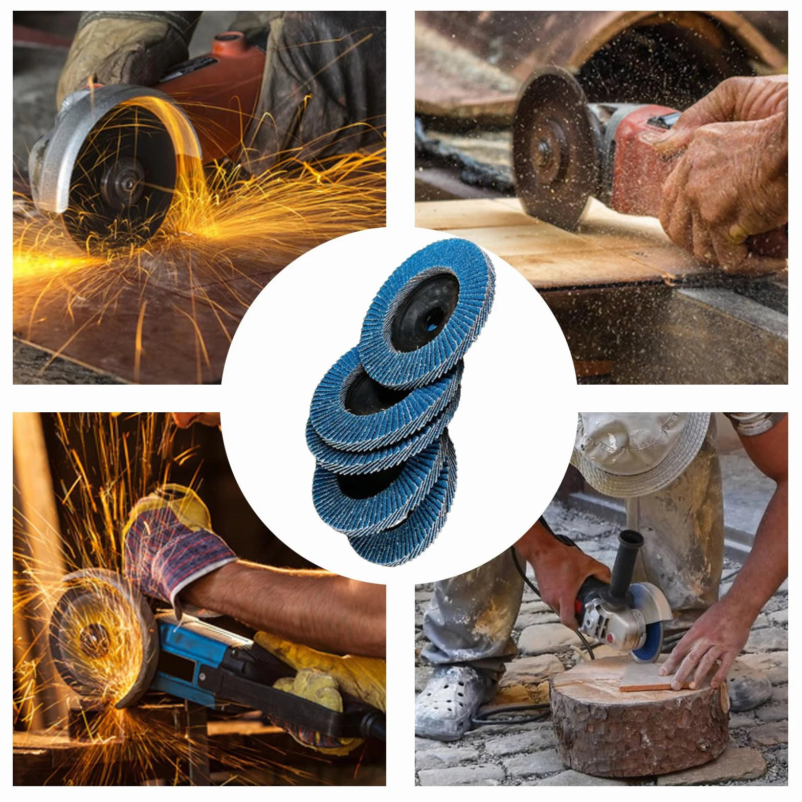 12 sztuk tarcz wachlarzowych, krążków szlifierskich, talerzyków szlifierskich, 75 mm, ziarnistość 40/60/80/120, zestaw lameli do metalu, stali, drewna, tarczy szlifierskiej, mopa szlifierskiego