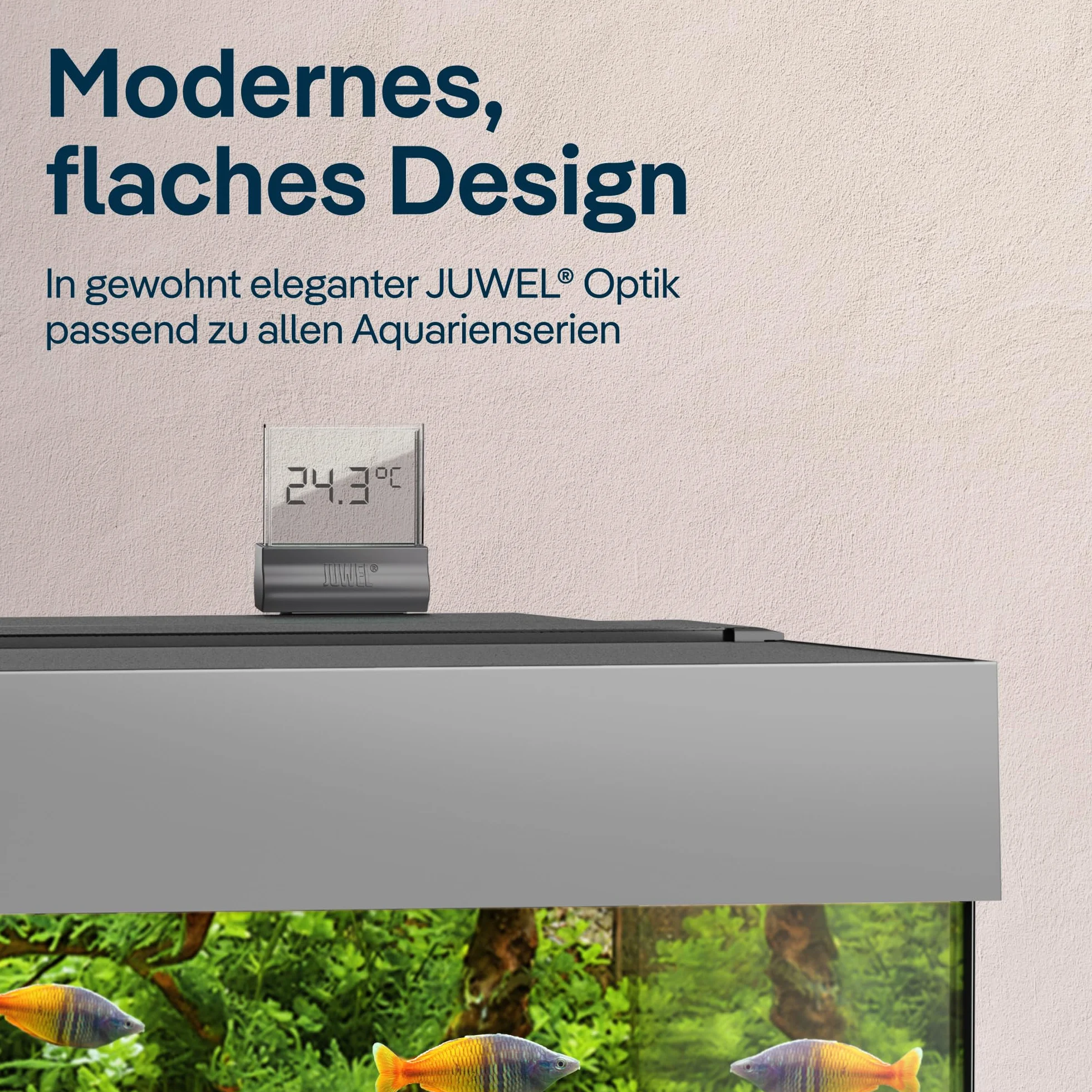 JUWEL Aquarium - Cyfrowy termometr 4.0 – pasuje do wszystkich akwariów