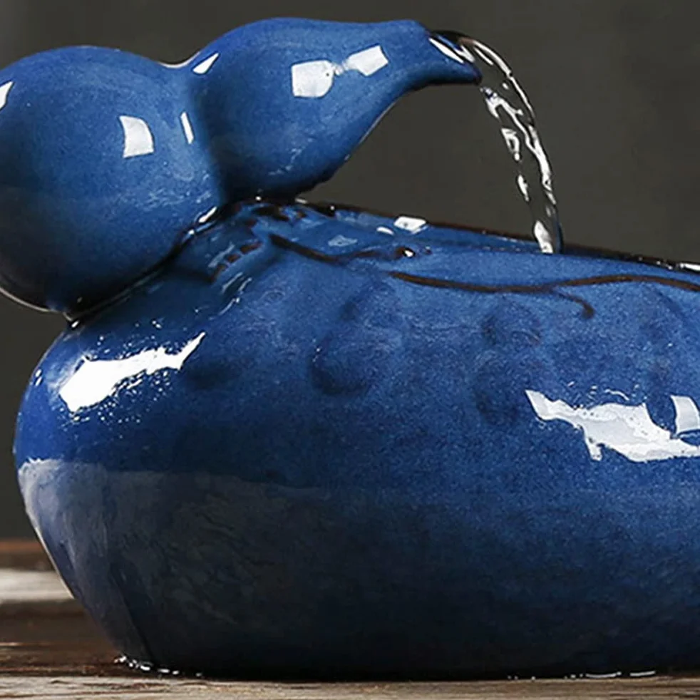 Fontanna dla kotów, ceramiczna, automatyczny dozownik świeżej wody, super cicha, fontanna do picia dla zwierząt domowych