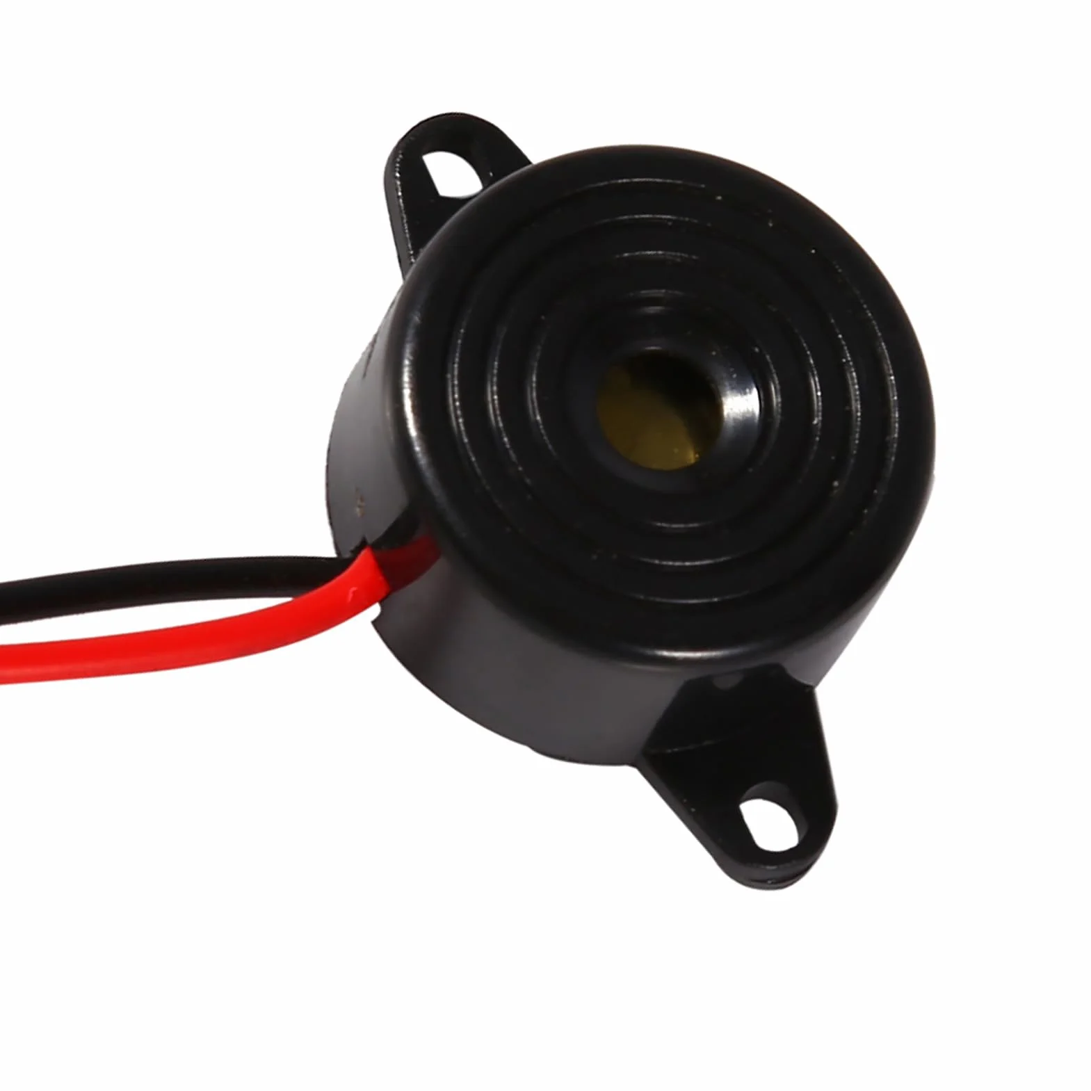 Piezo Elektroniczny Alarm Dźwiękowy 3-24V Brzęczyk 85-95dB 12VDC 100mm