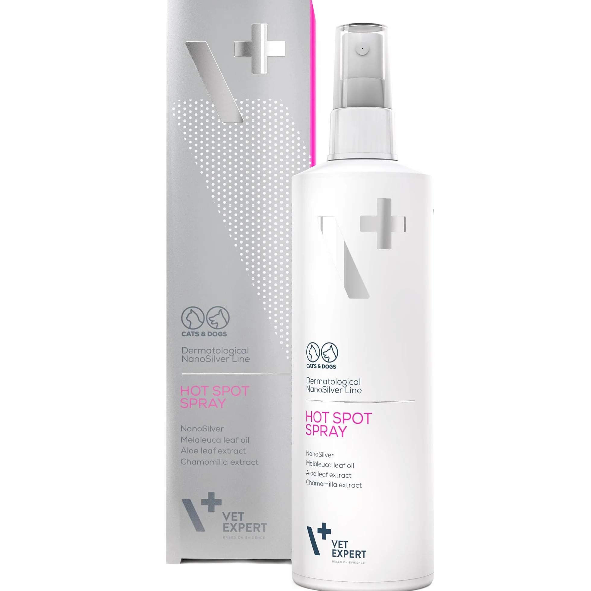 VET EXPERT HOT SPOT SPRAY - preparat na zmiany skórne na tle alergicznym, dla psów i kotów 100 ml