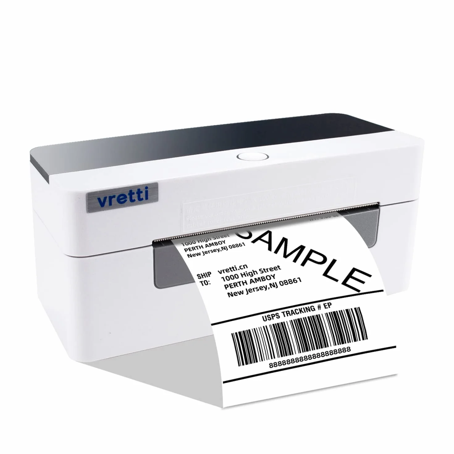 vretti Termiczna drukarka etykiet wysyłkowych, druk etykiet na biurko do Amazon DPD DHL UPS Shopify