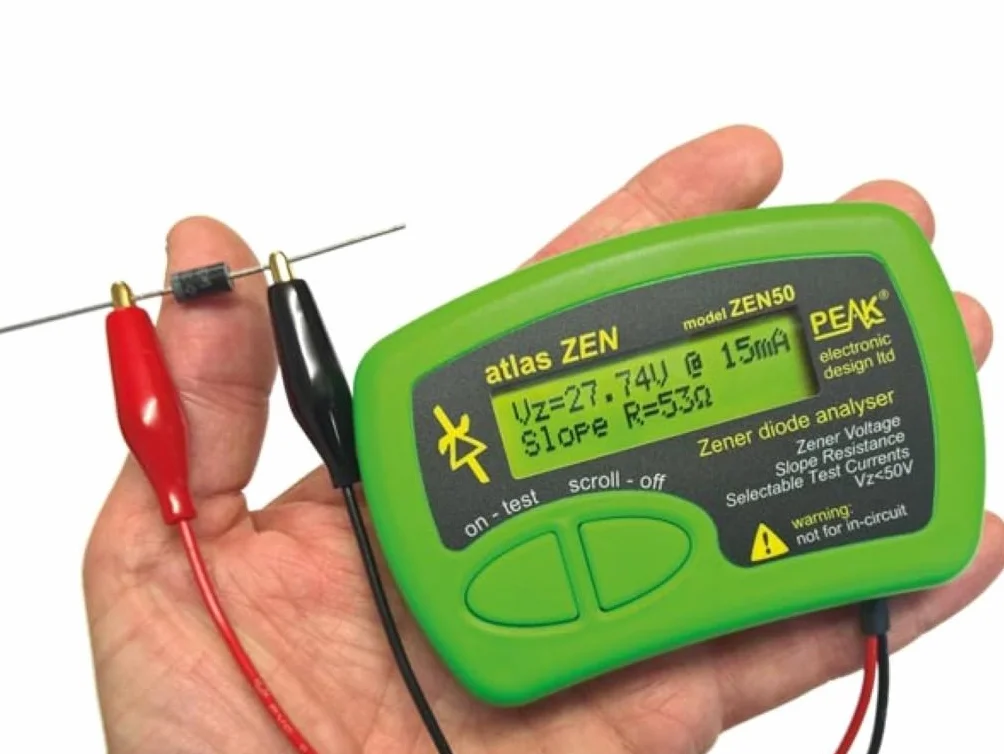 Velleman Atlas Zen - Analizator DIOD ZENER (0-50 V)