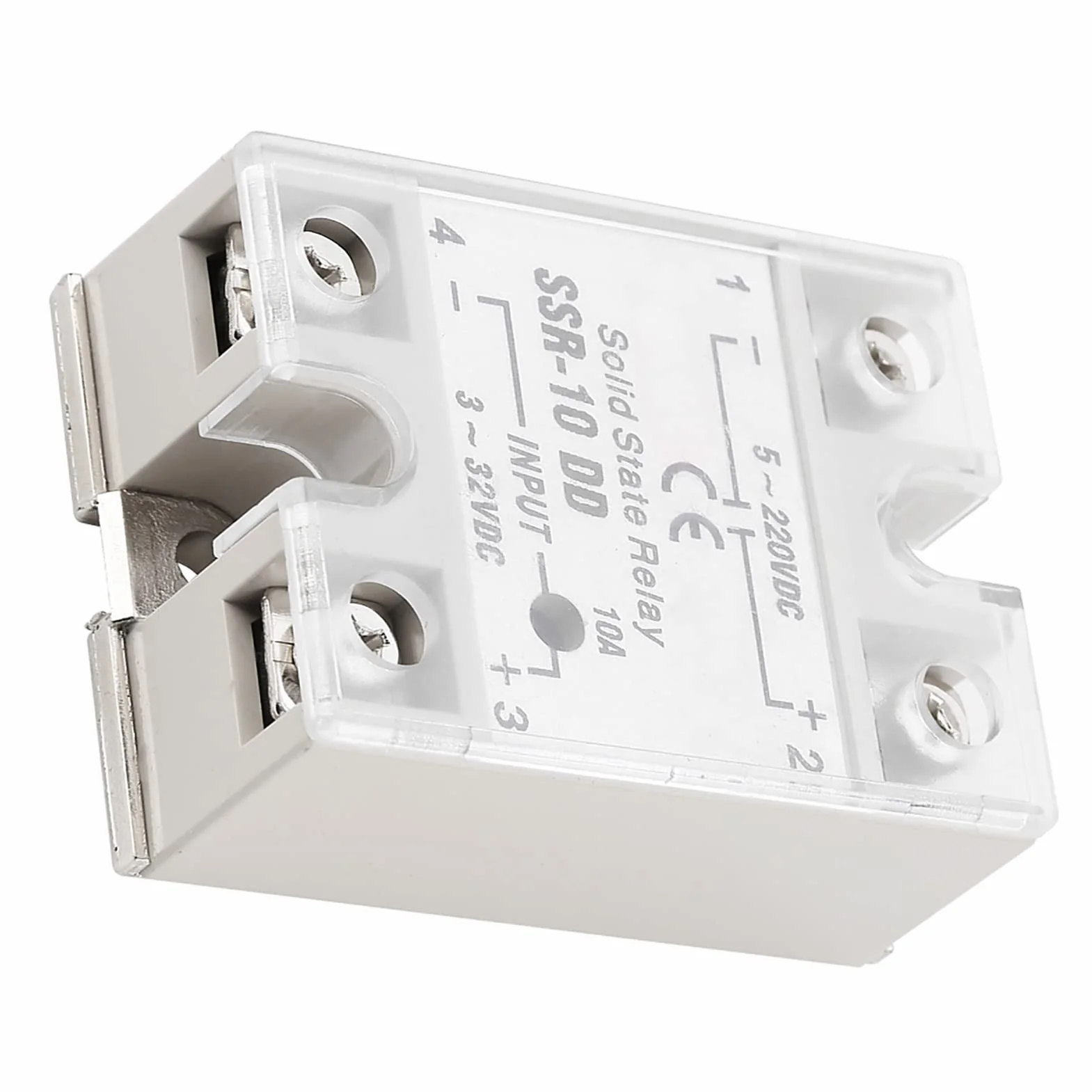SSR-10 DD 10A 5-220V DC moduł przekaźnika półprzewodnikowego do przemysłowych procesów automatyzacji