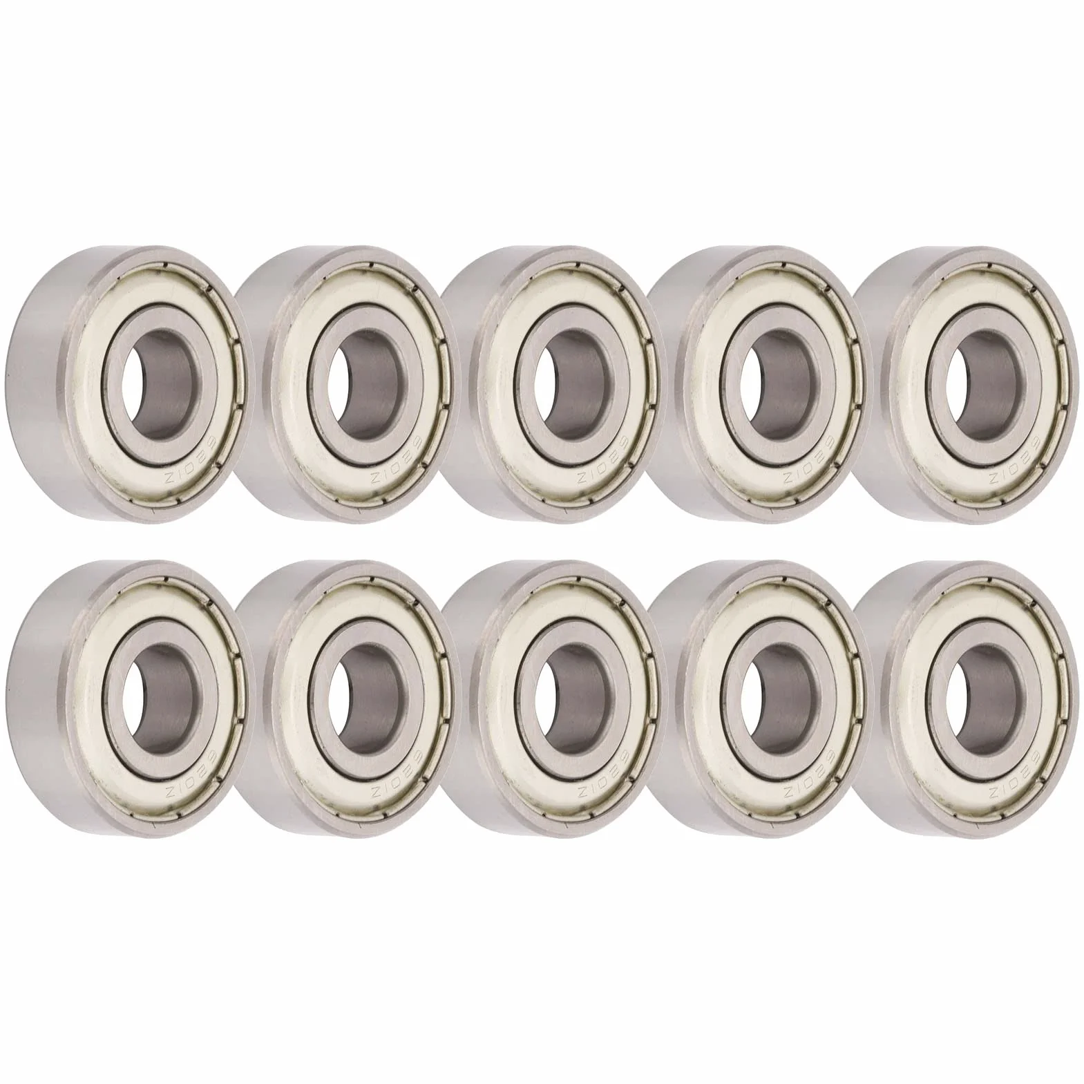 10 szt. Łożyska Kulkowe Zwykłe Łożysko ze Stali łożyskowej Łożyska do Rolek do Deskorolki 6201z Łożyska Kulkowe Zwykłe 12 Mm Miniaturowe łożysko Kulkowe