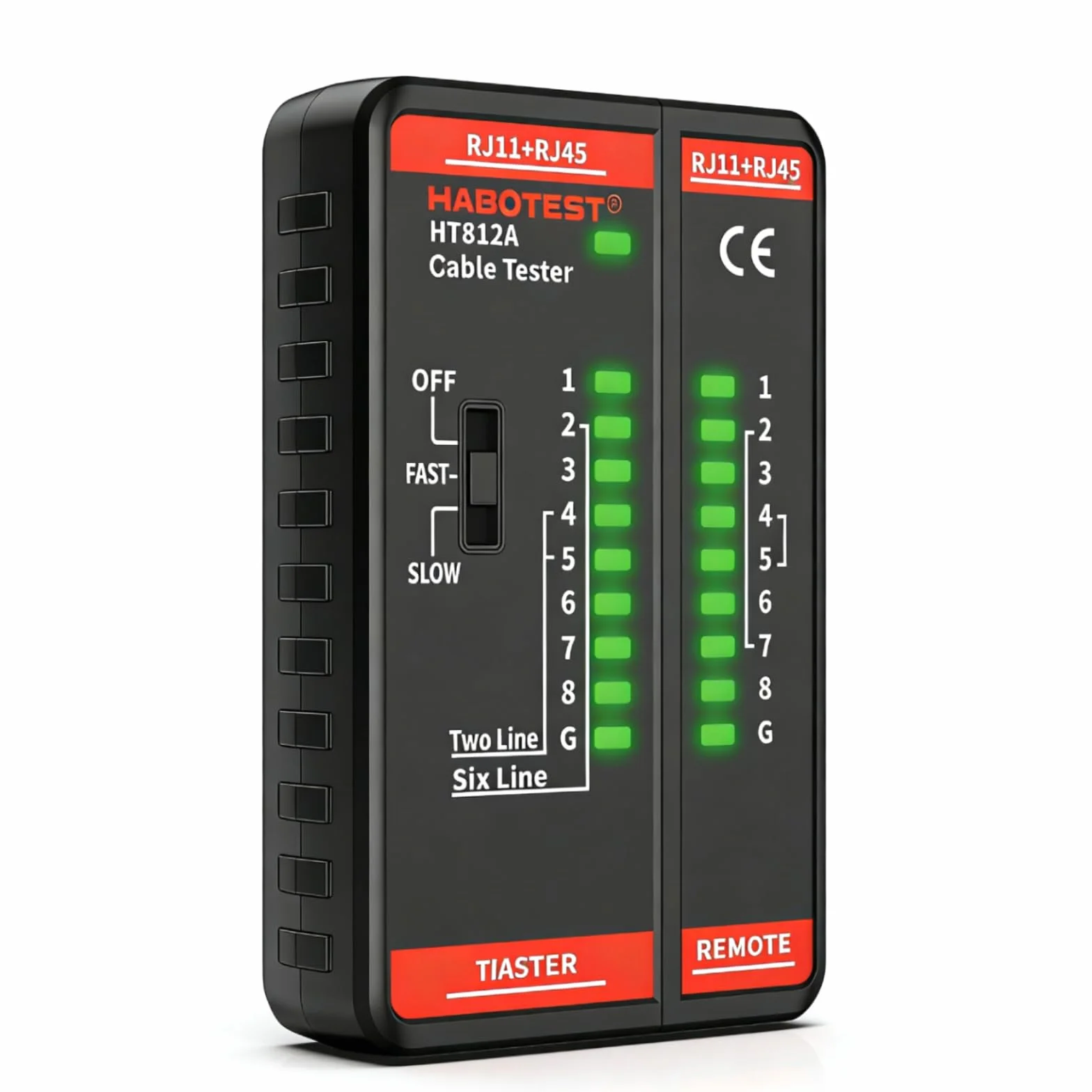 VOBOR RJ45 LAN Tester sieci RJ11 CAT7 CAT6 CAT5E CAT5 Ethernet kabel tester przewodności
