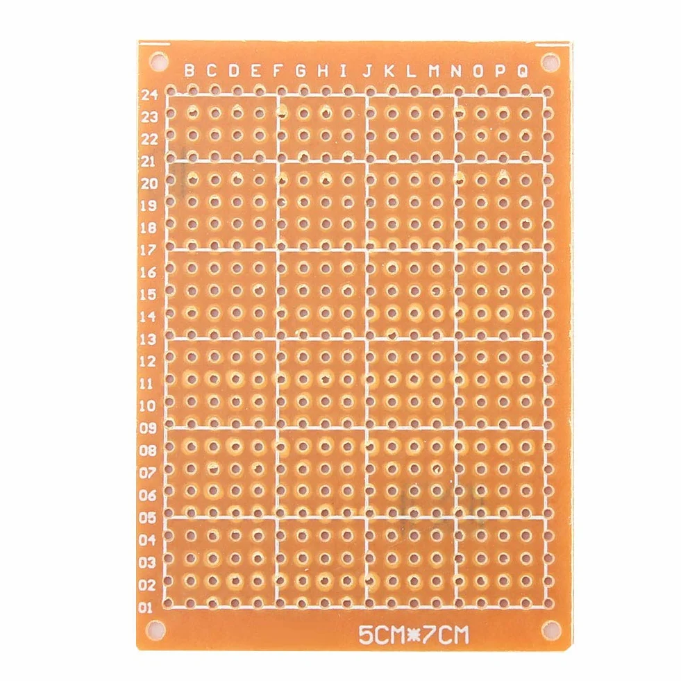 Płytka prototypowa PCB 5x7 cm bakelit jednostronna uniwersalna bez lutowania