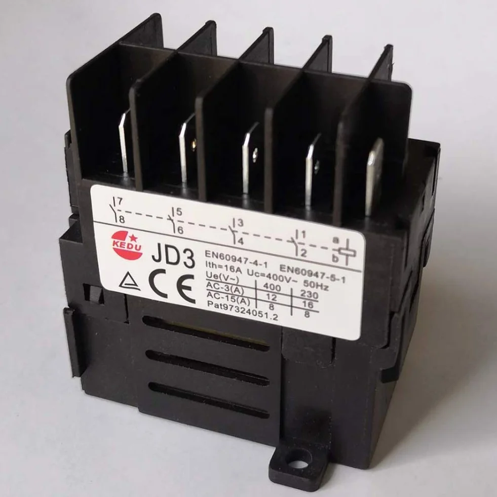 KEDU JD3 10-biegunowy przekaźnik elektromagnetyczny KJD11 5NO