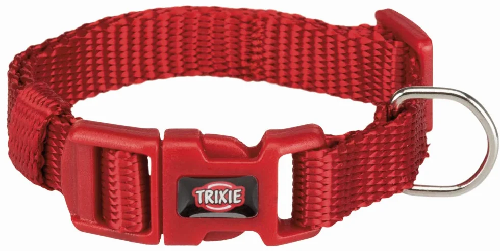 Trixie Obroża dla psów premium, 25-40 x 15 mm, czerwona