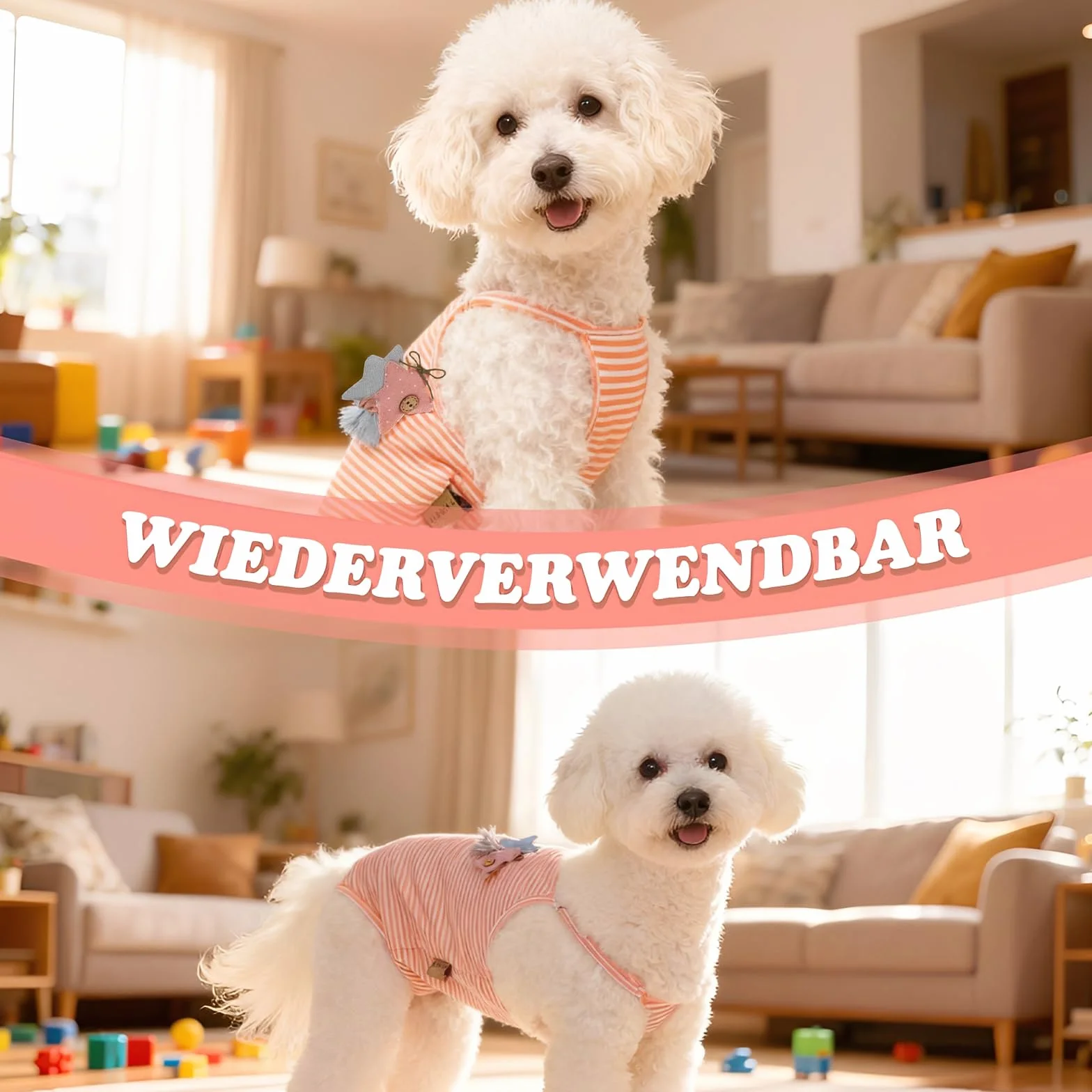 Pieluchy dla psów z regulowanymi ramiączkami, nadają się do prania i wielokrotnego użytku, w przypadku nietrzymania moczu, oddychające spodnie do biegania dla kobiet, higieniczne, wygodne i chłonne