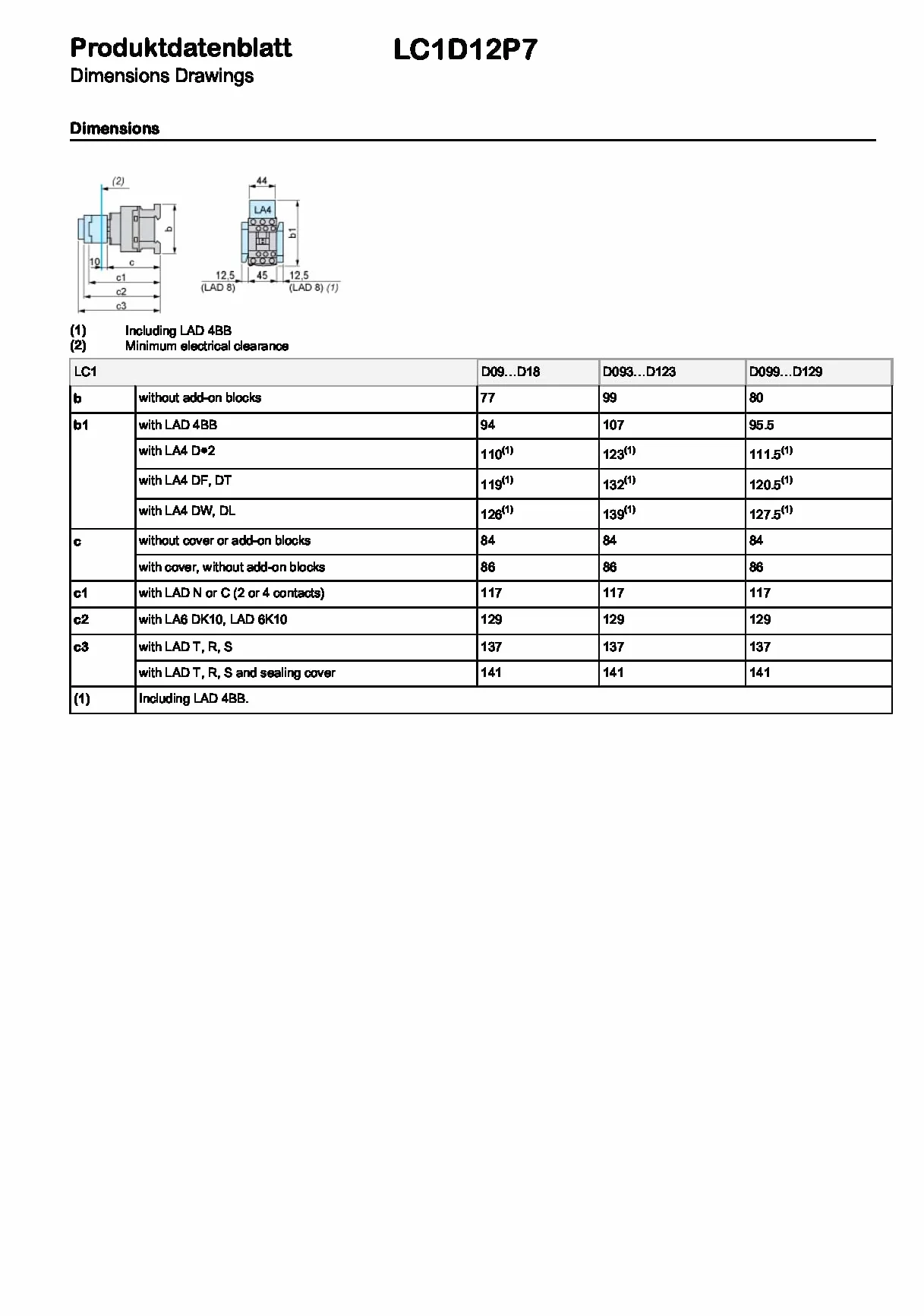 Schneider Electric LC1D12P7
