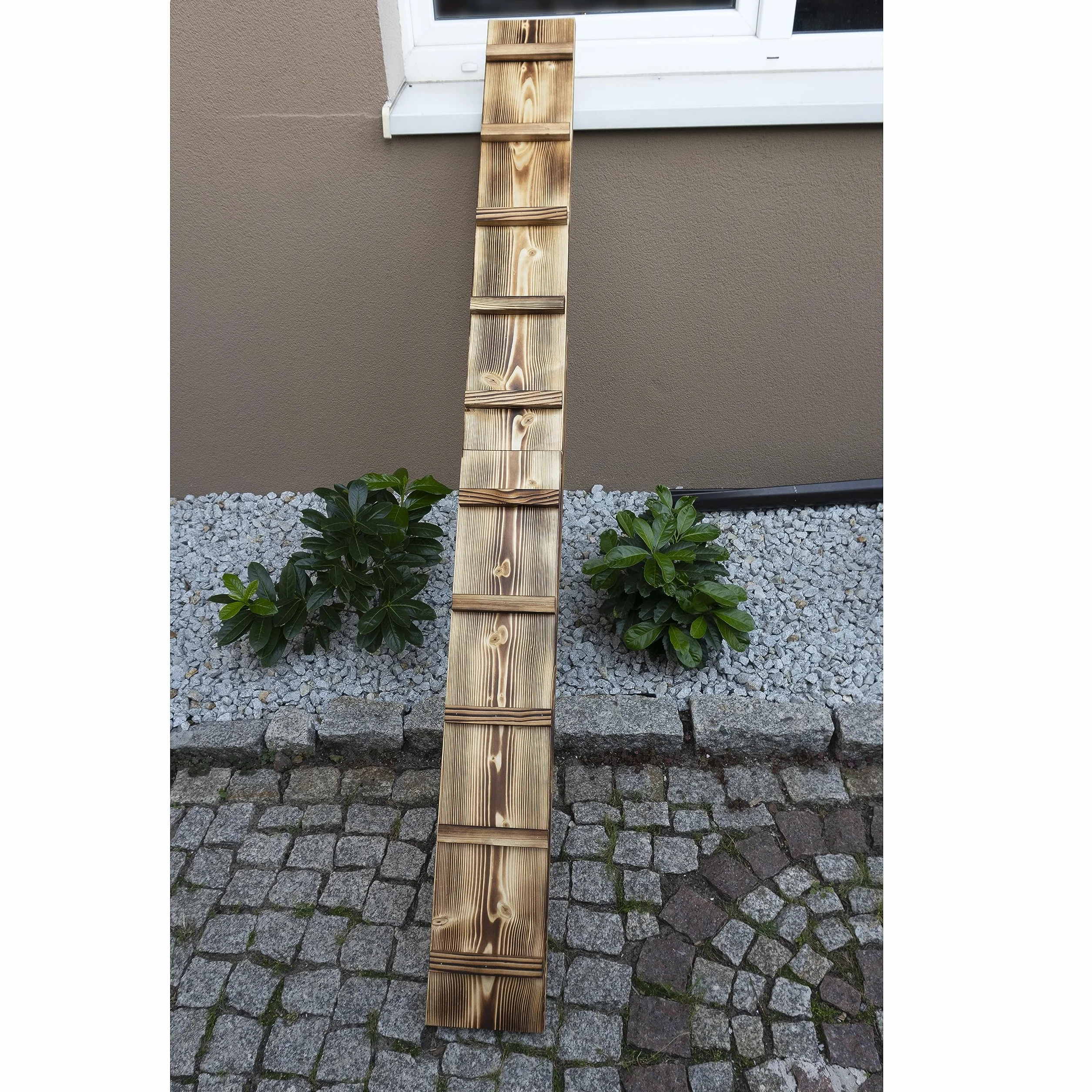 Drabinka dla kotów, opalana, na balkon, od 1 m do 6 m, z hakiem śrubowym, do użytku na zewnątrz, drabina (długość: 2 m)