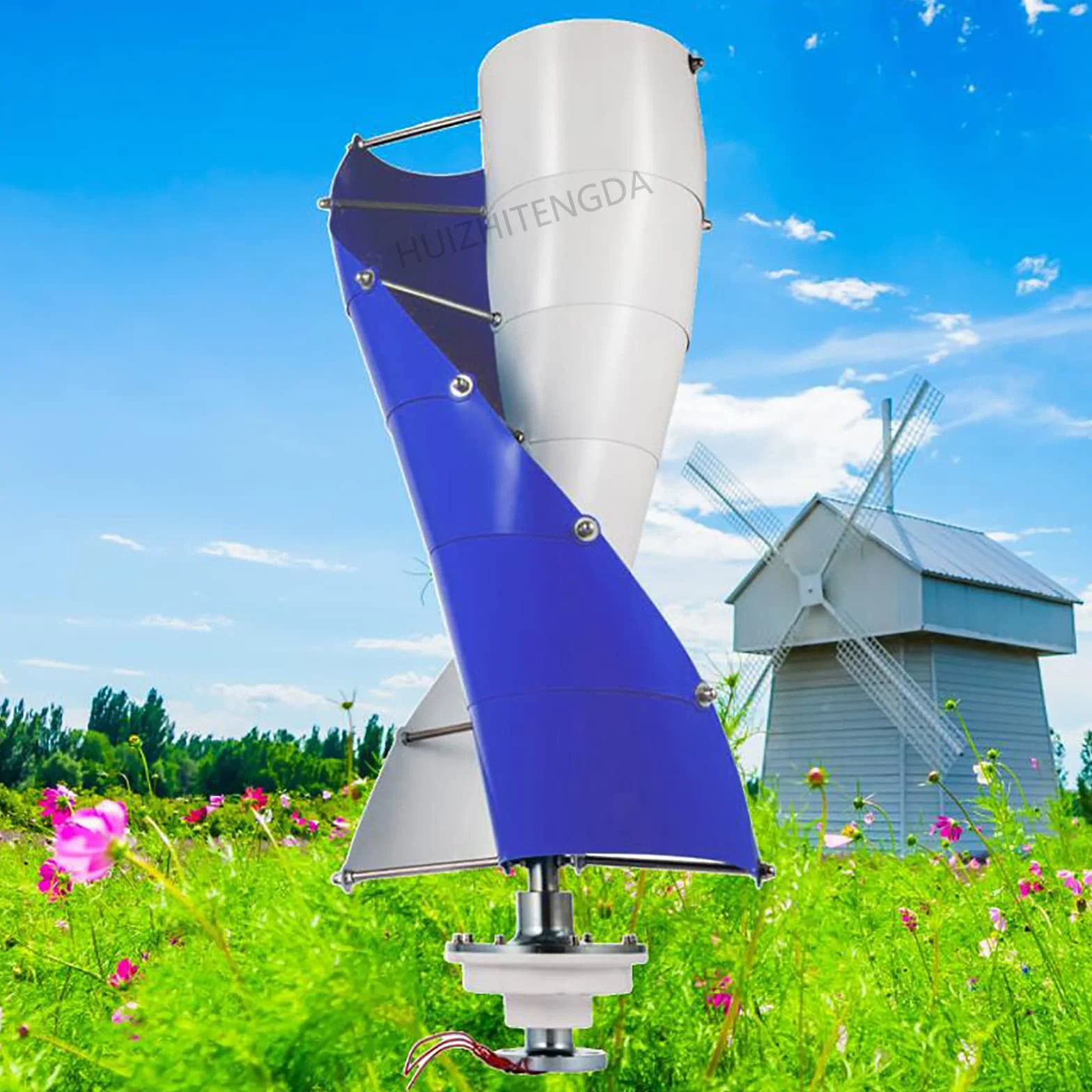 12000W pionowa turbina wiatru Trzy faza 24 V 48V 96V 220V 5KW generator do domu z horyzontalnym generatorem wiatru z ostrza światłowodowego
