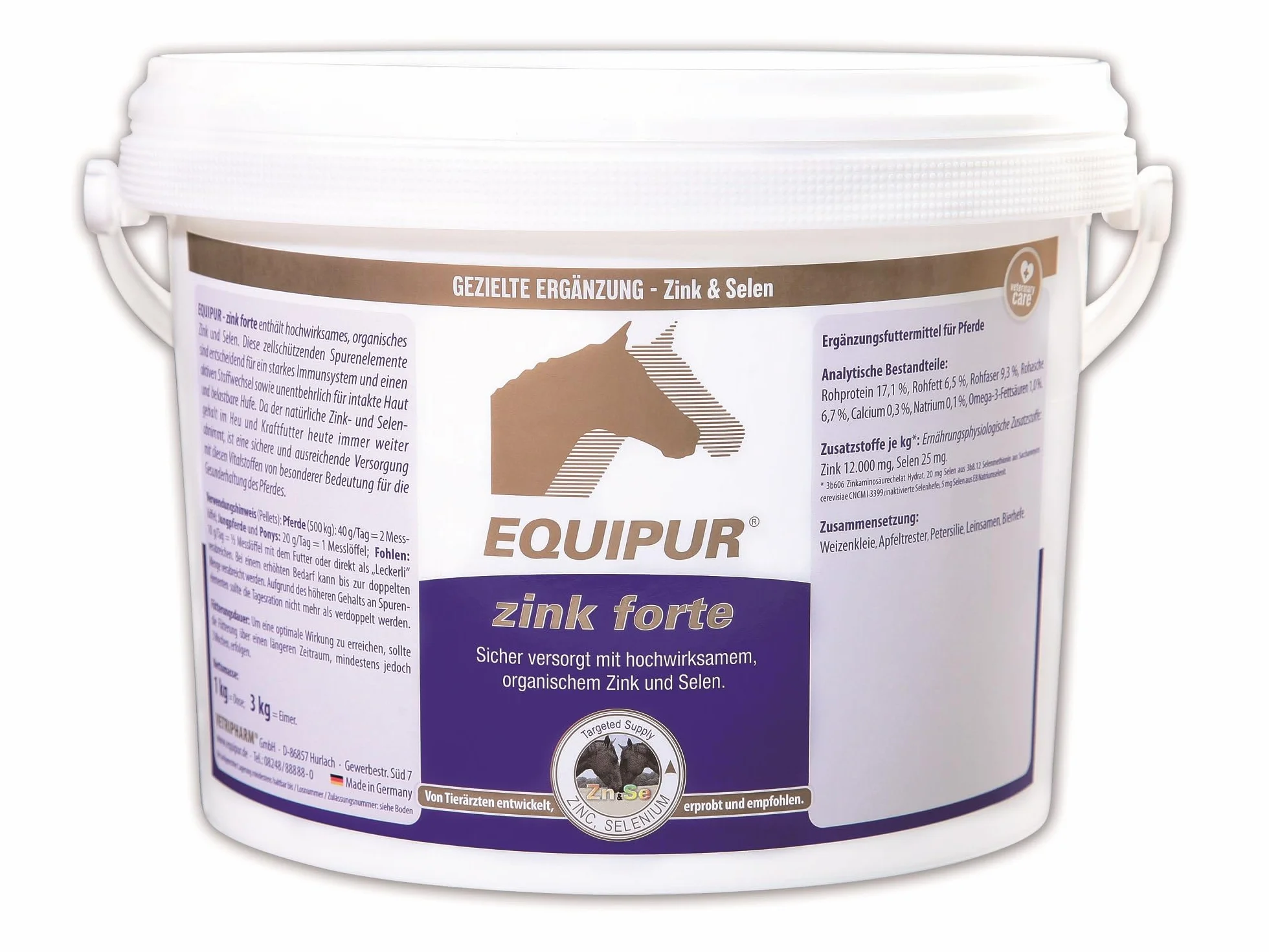 Vetripharm Equipur Zink forte wiadro 3 kg