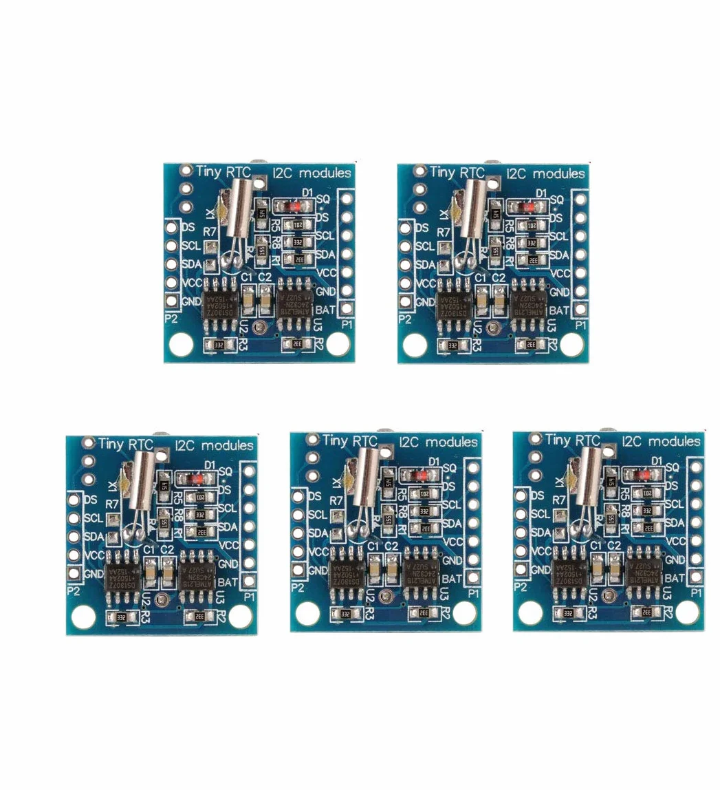 DollaTek 5 szt. Tiny RTC I2C DS1307 AT24C32 modu? zegara czasu rzeczywistego dla Arduino AVR PIC 51 ARM