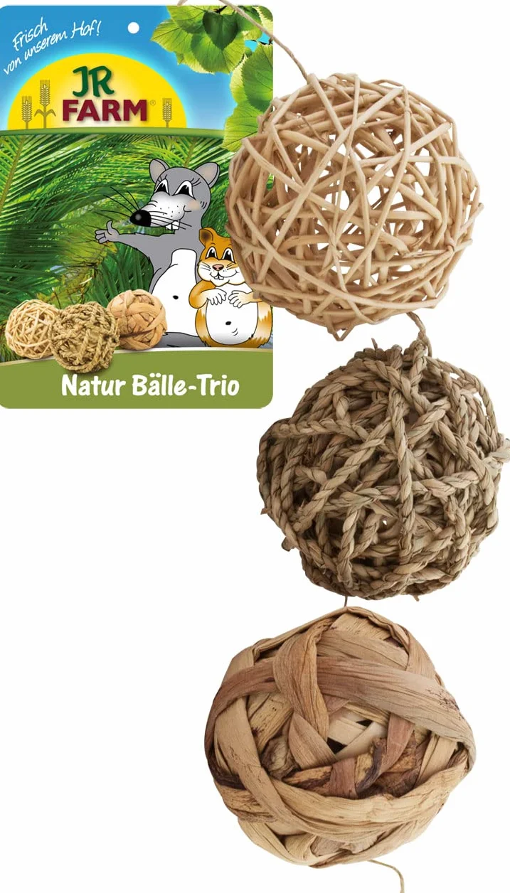 JR Farm naturalne piłki trio 1 sztuka