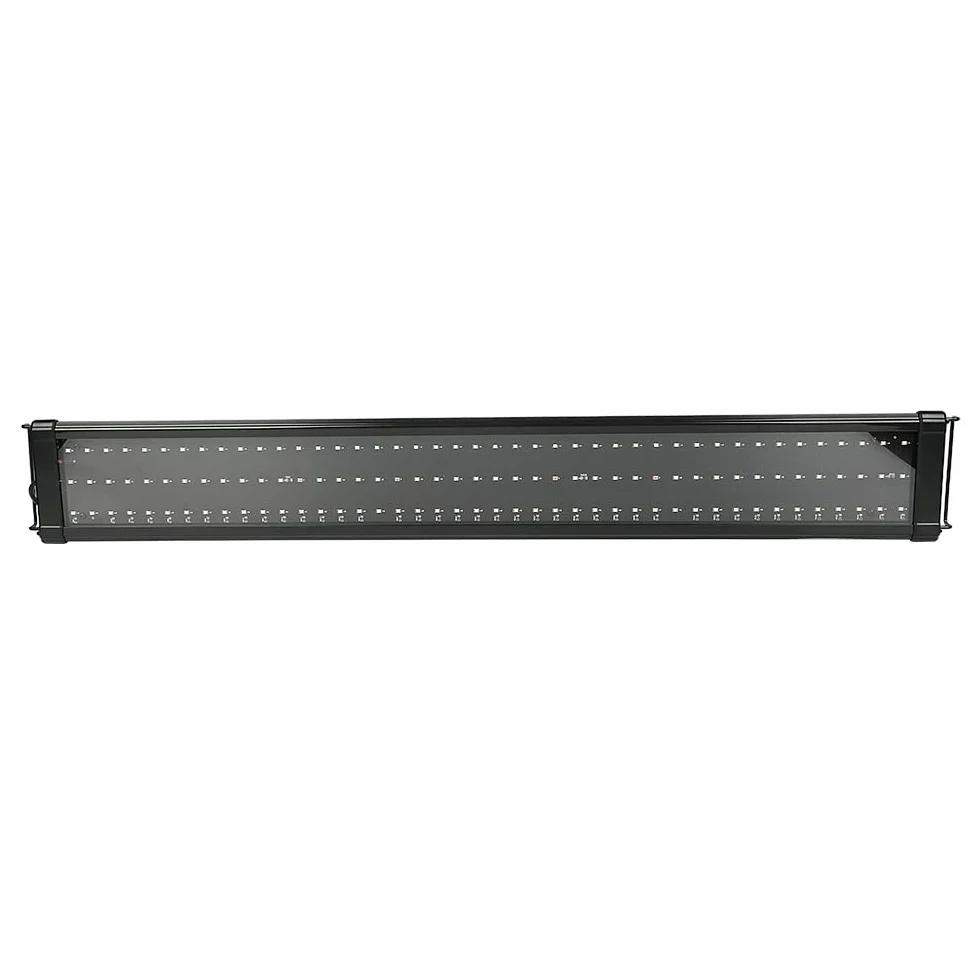 LANTUS Oświetlenie LED akwarium, pełne regulowane spektrum oświetlenia akwarium, wodoodporna rampa LED z wysuwanymi uchwytami do akwarium słodkowodnego 90-110 cm