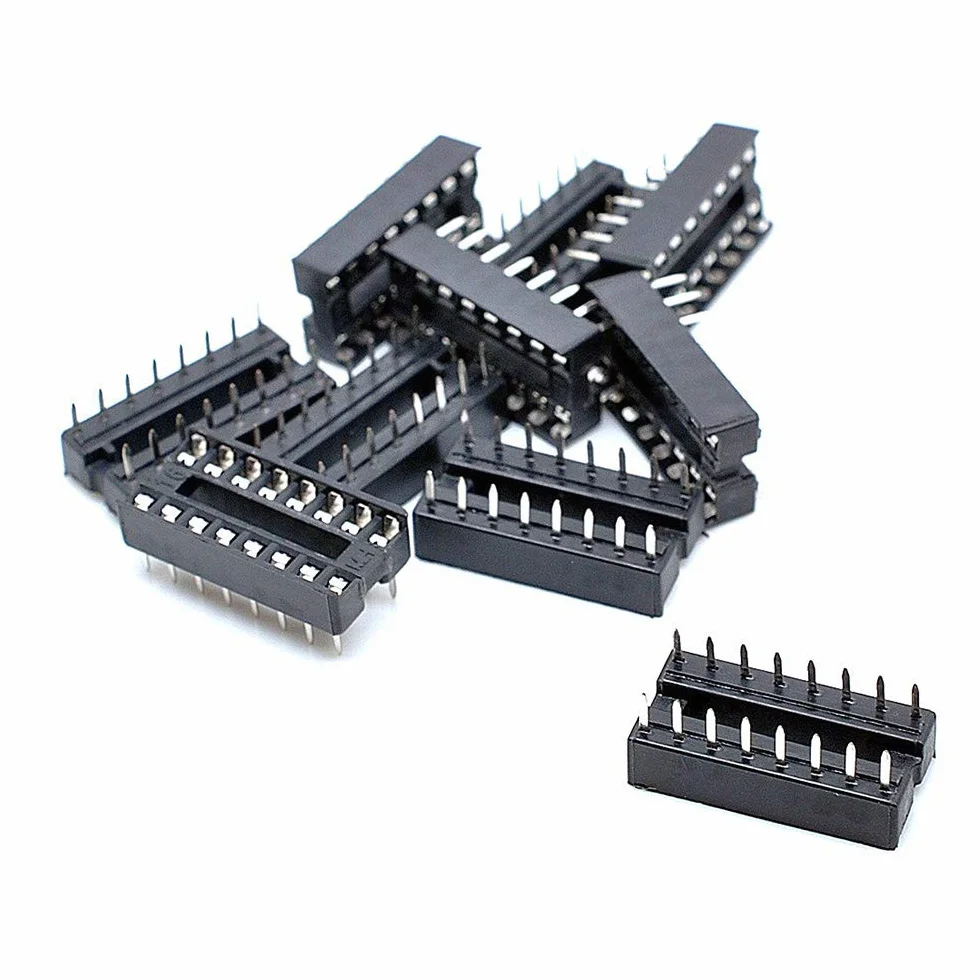 DIP IC Sockel 16 Pin DIP-8 2.54MM IC Sockel Adapter Lötanschluss