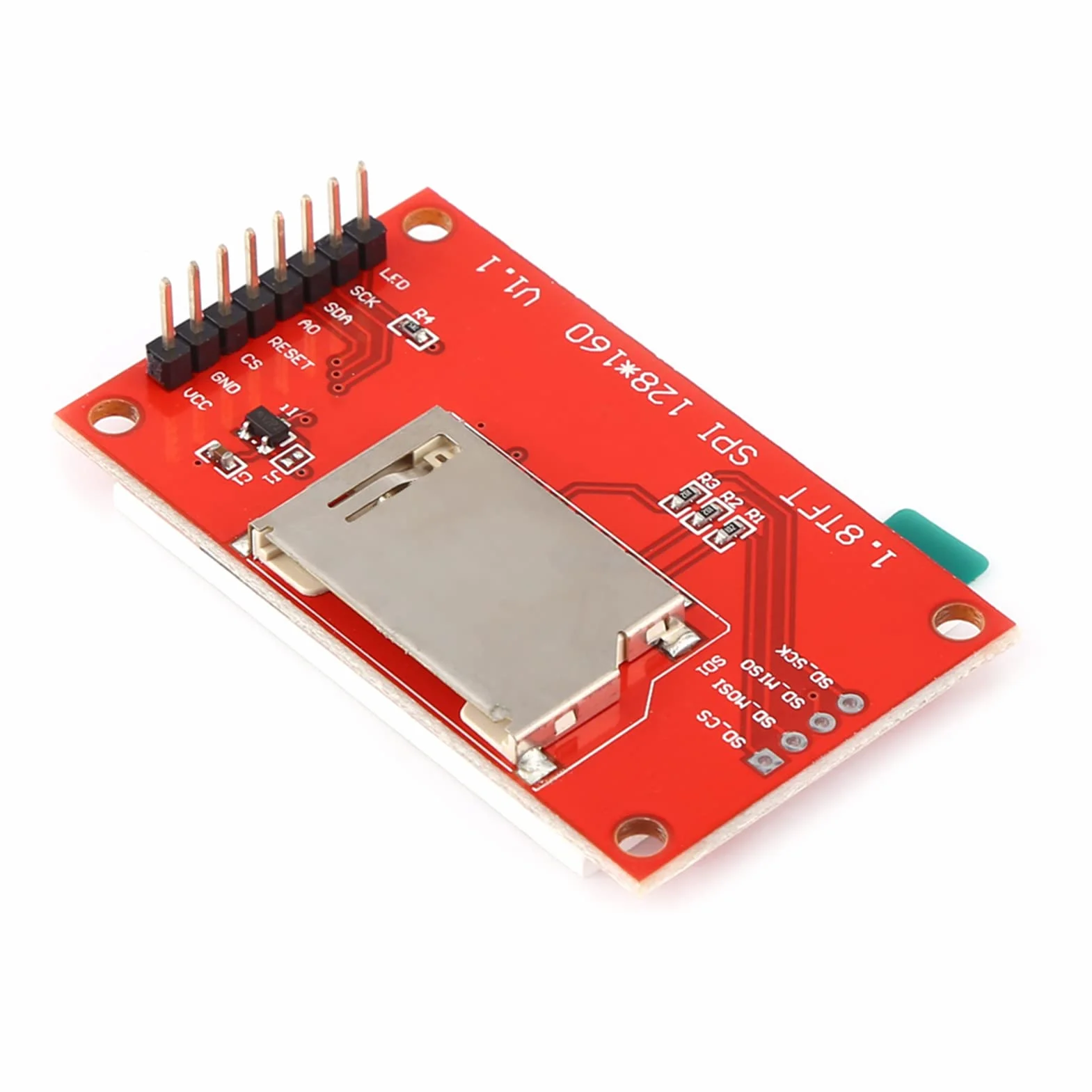 Wyświetlacz TFT LCD o Przekątnej 1,8 Cala dla ST7735, rozdzielczość 128x160, Kompatybilny z 51/AVR/STM32/8/16 Bitów