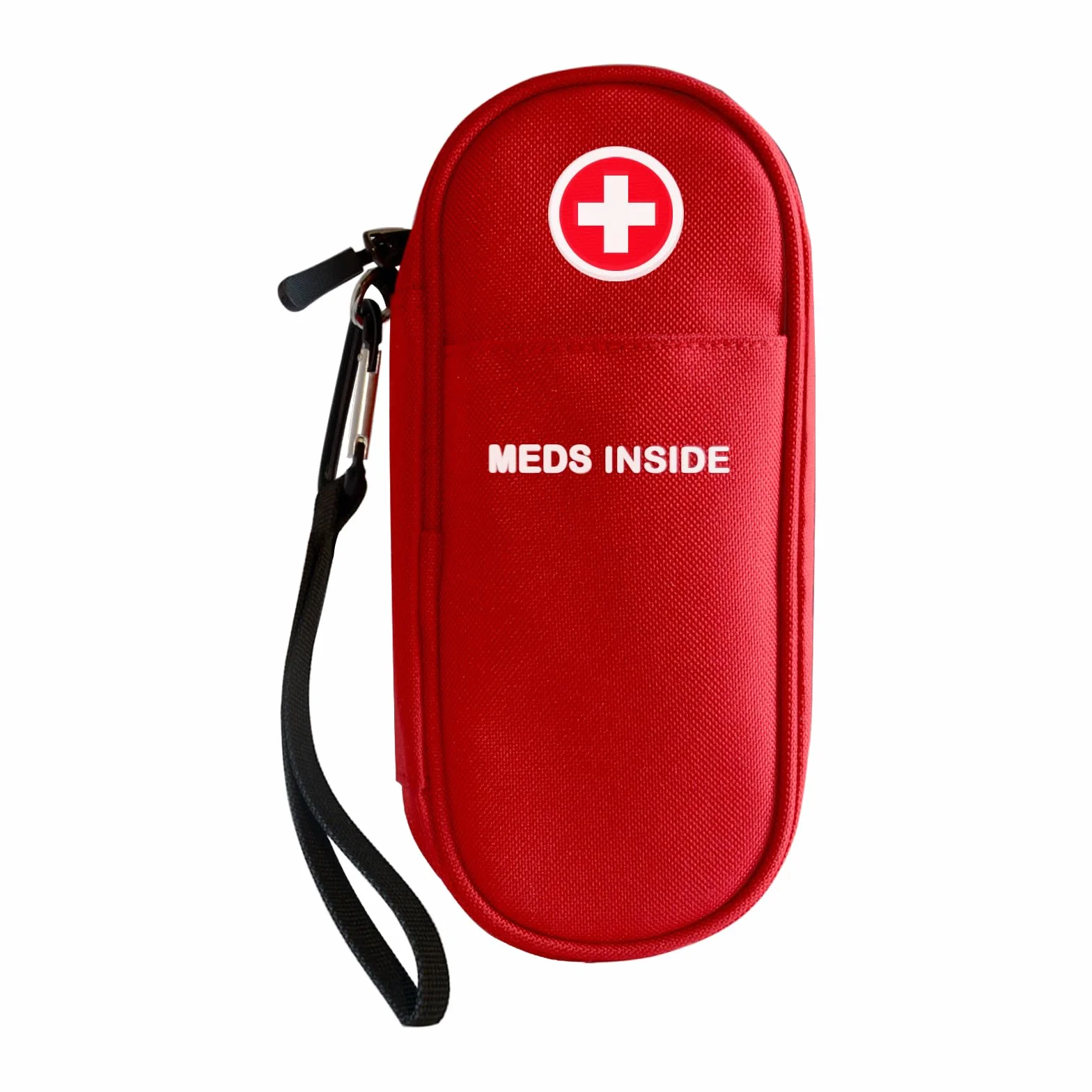 EpiPen izolowana torba podróżna, przenośna torba na leki transportowe, pokrowiec na 2 EpiPens, Asthma Inhaler, Anti-Histamine, Auvi-Q, Alergy Medicine,, Czerwony