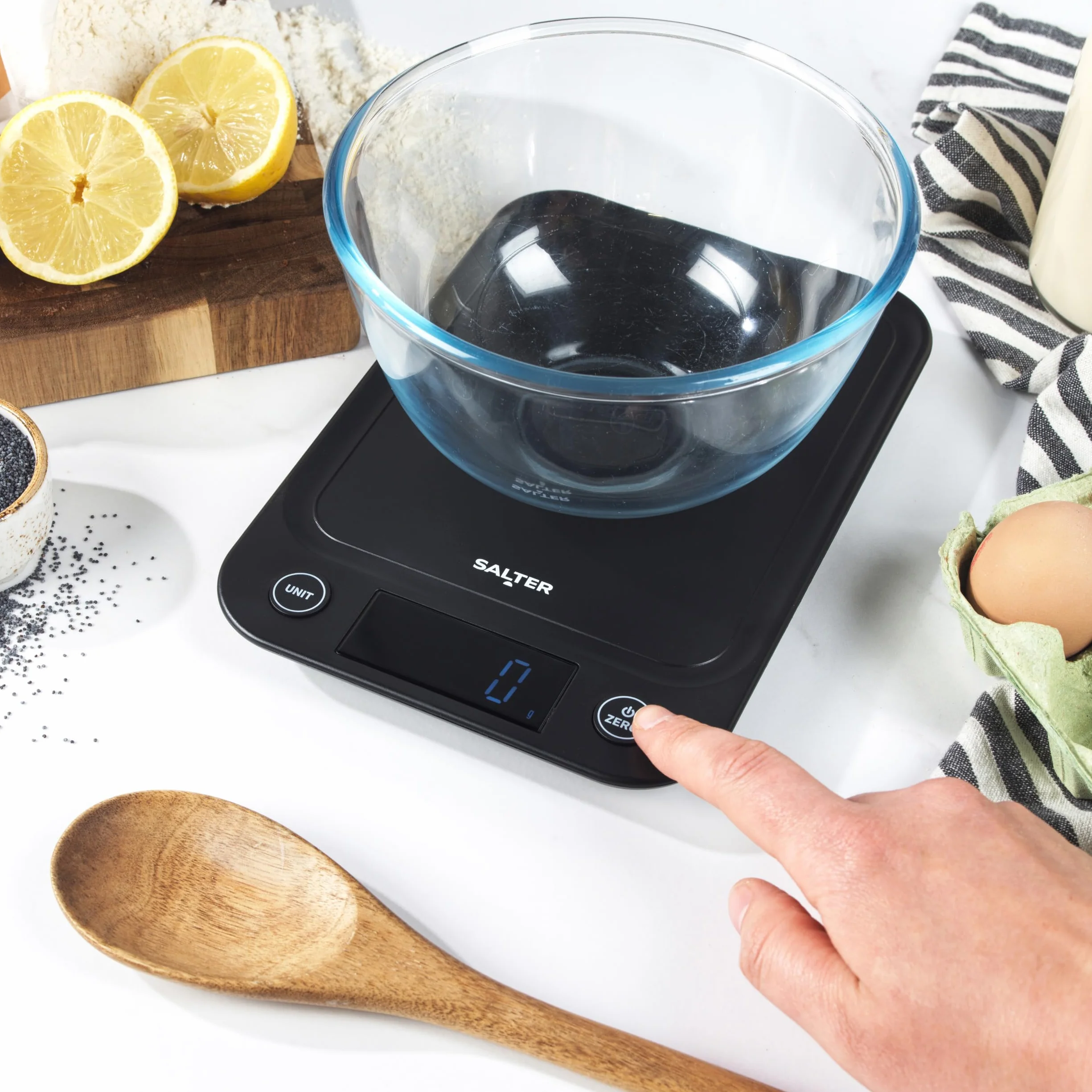 Salter Toronto Digitalna Waga Kuchenna 5KG Czarna