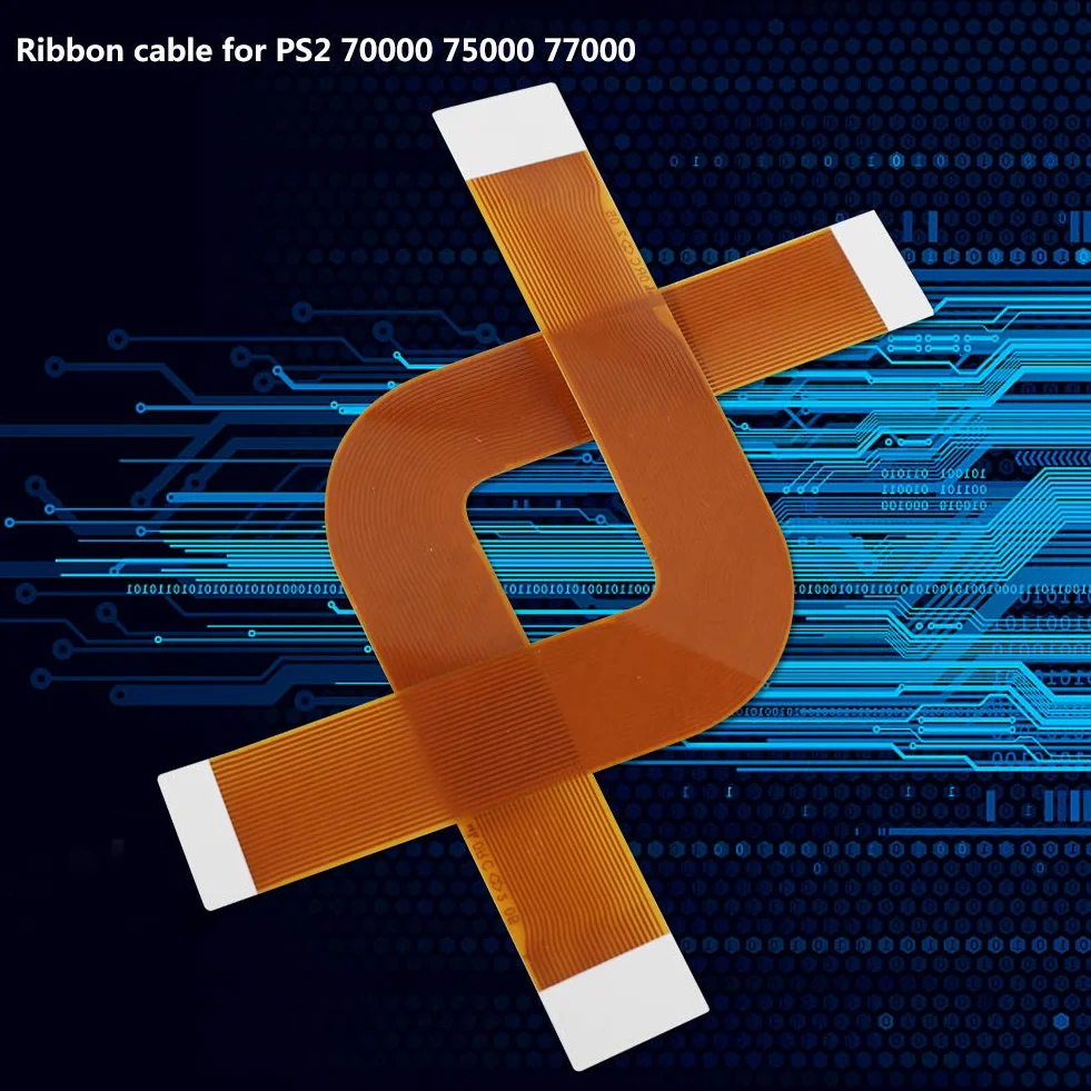 2Pcs 7W Pickup Lens Ps2 Slim Ribbon Cable Flat Flex Cable Repair Part