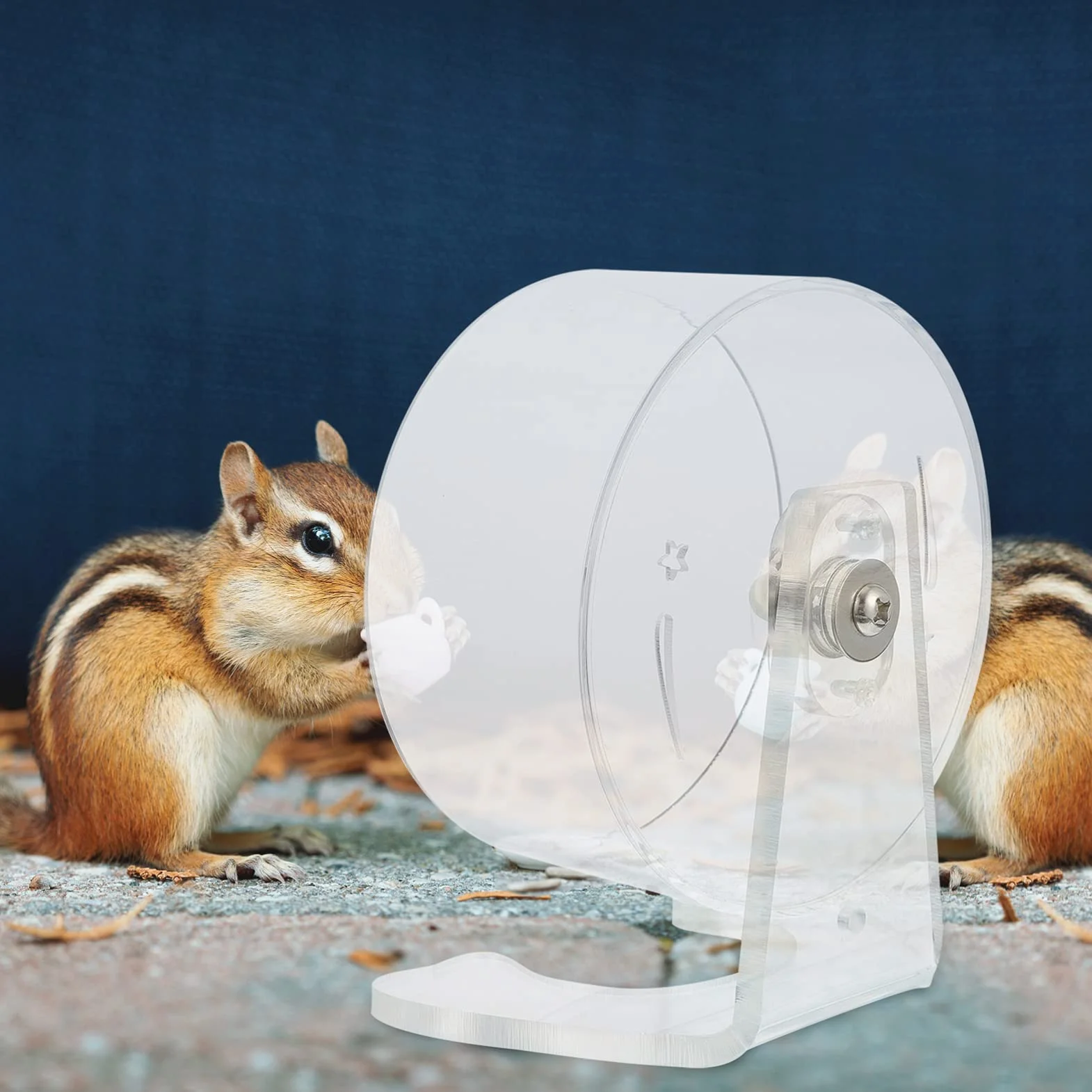 POPETPOP 15cm Hamster Running Wheel Bracket Cichy Wyciszający Koło Zabawka Do Ćwiczeń Dla Małych Zwierząt